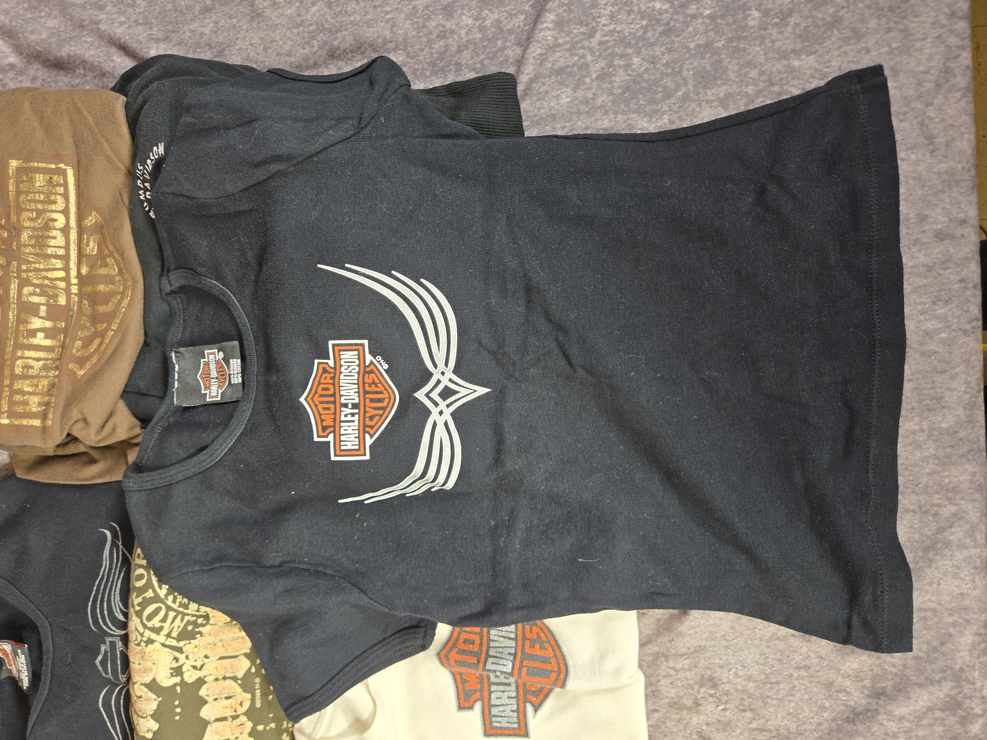 Seven Pieces of Assorted Women's Harley-Davidson Branded Apparel