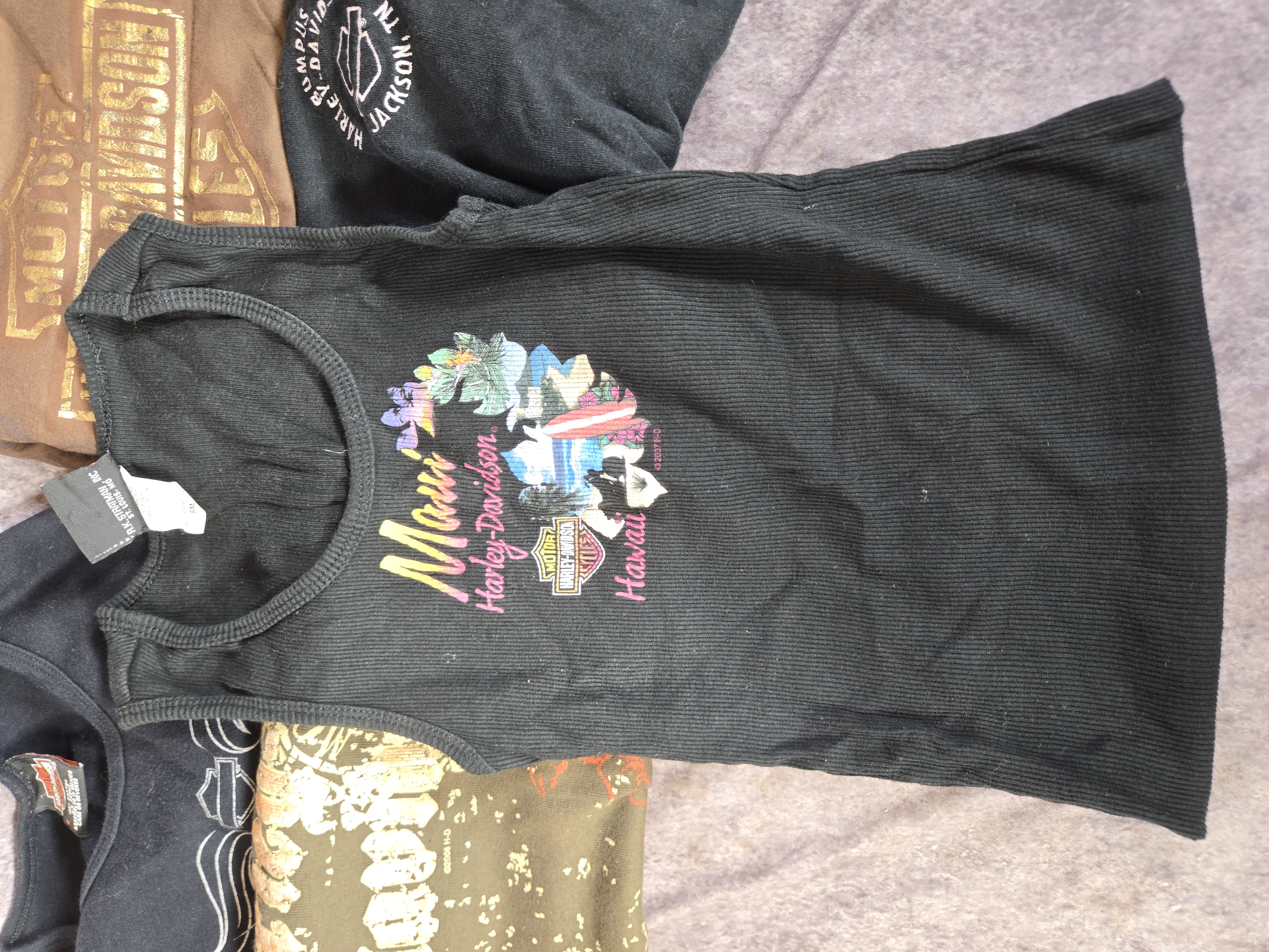 Seven Pieces of Assorted Women's Harley-Davidson Branded Apparel