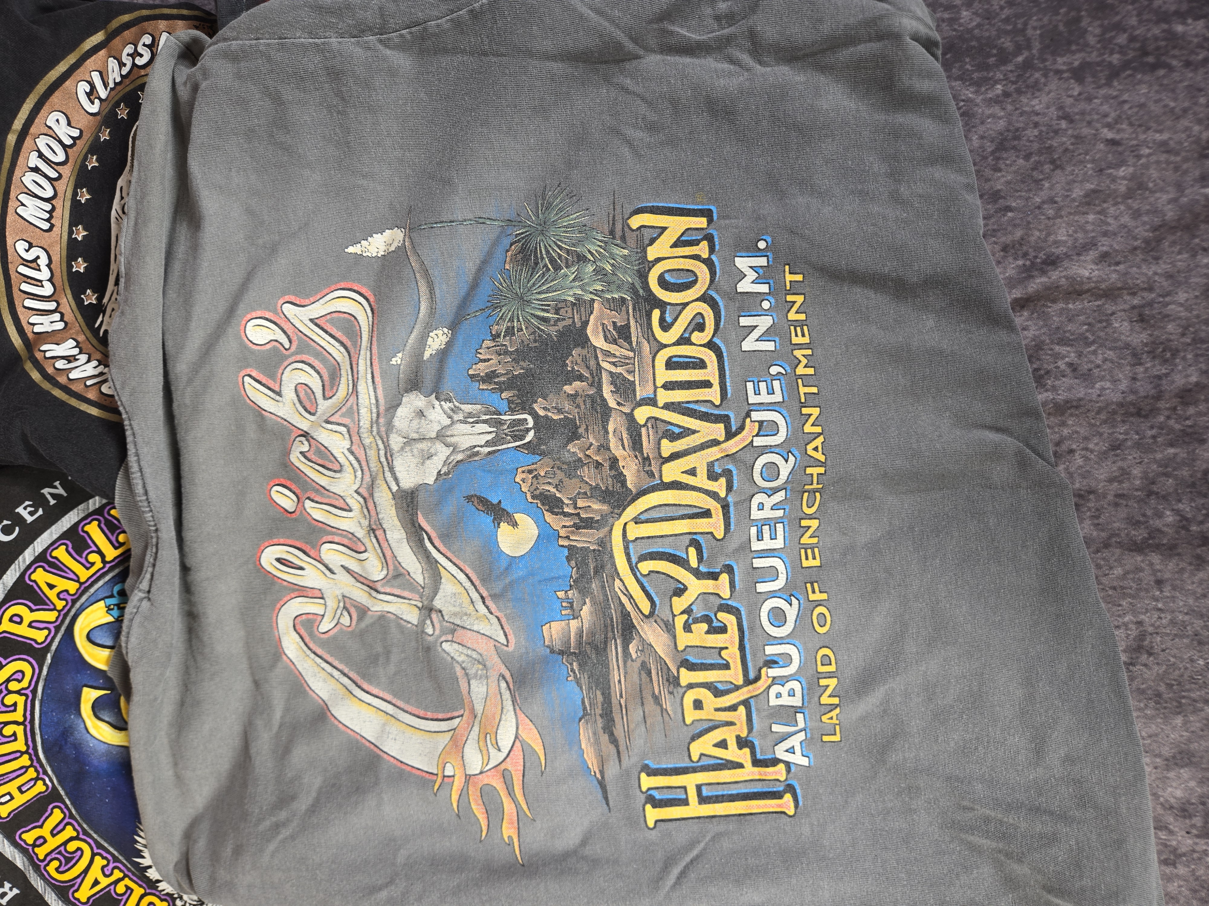 Seven Vintage Cotton Harley-Davidson and Sturgis Rally Garments