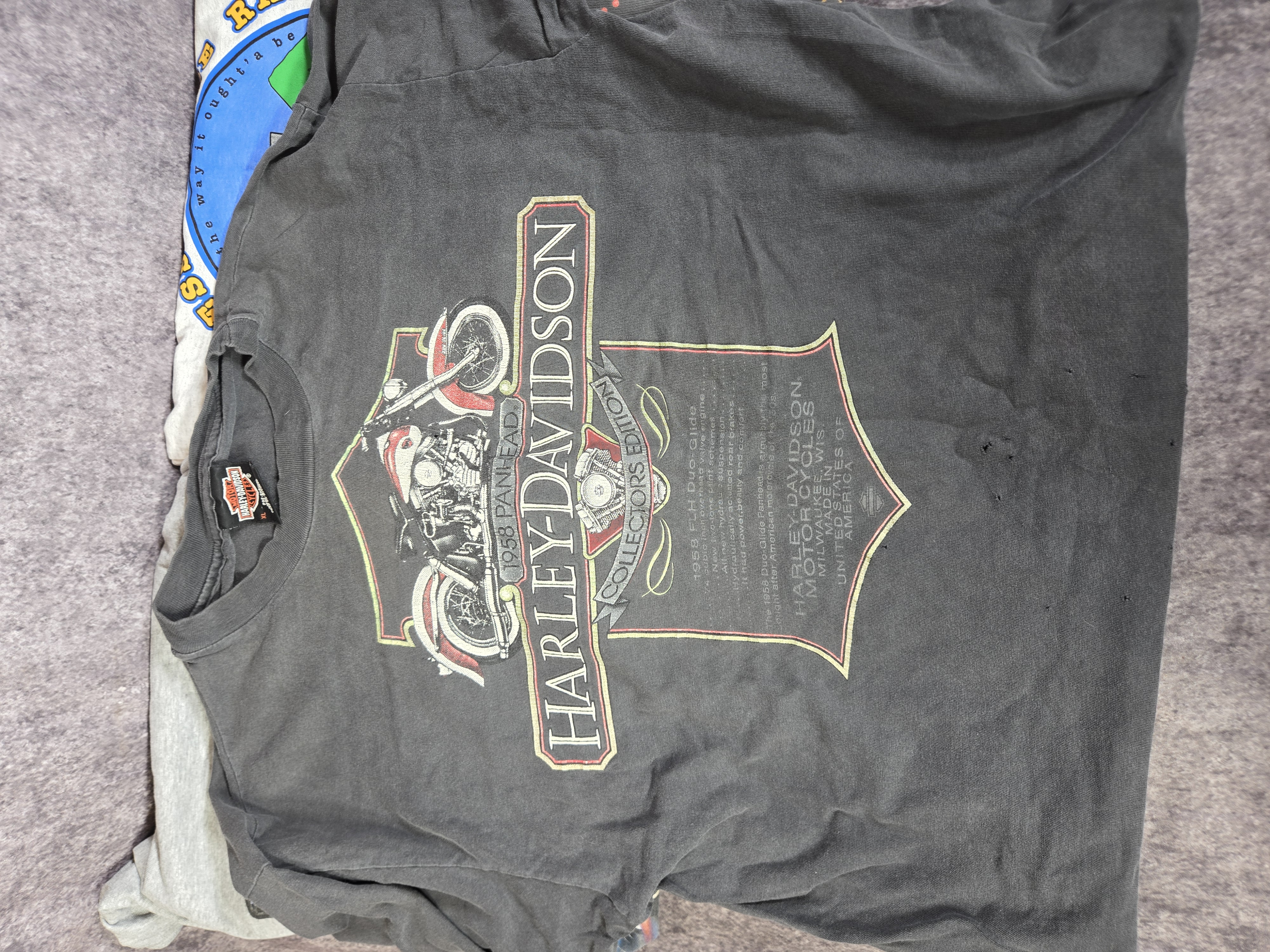 Six Vintage and Modern Harley-Davidson and H.O.G. Short Sleeve T-Shirts