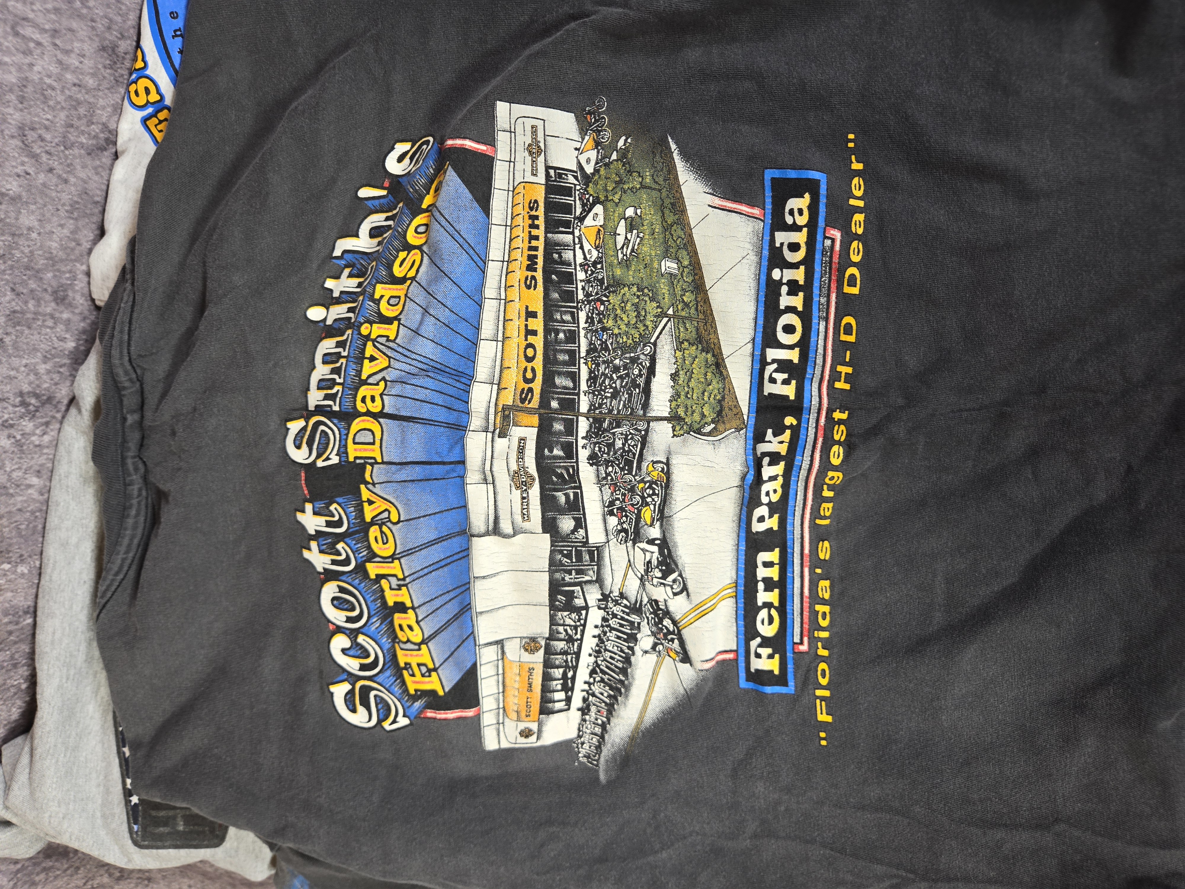 Six Vintage and Modern Harley-Davidson and H.O.G. Short Sleeve T-Shirts
