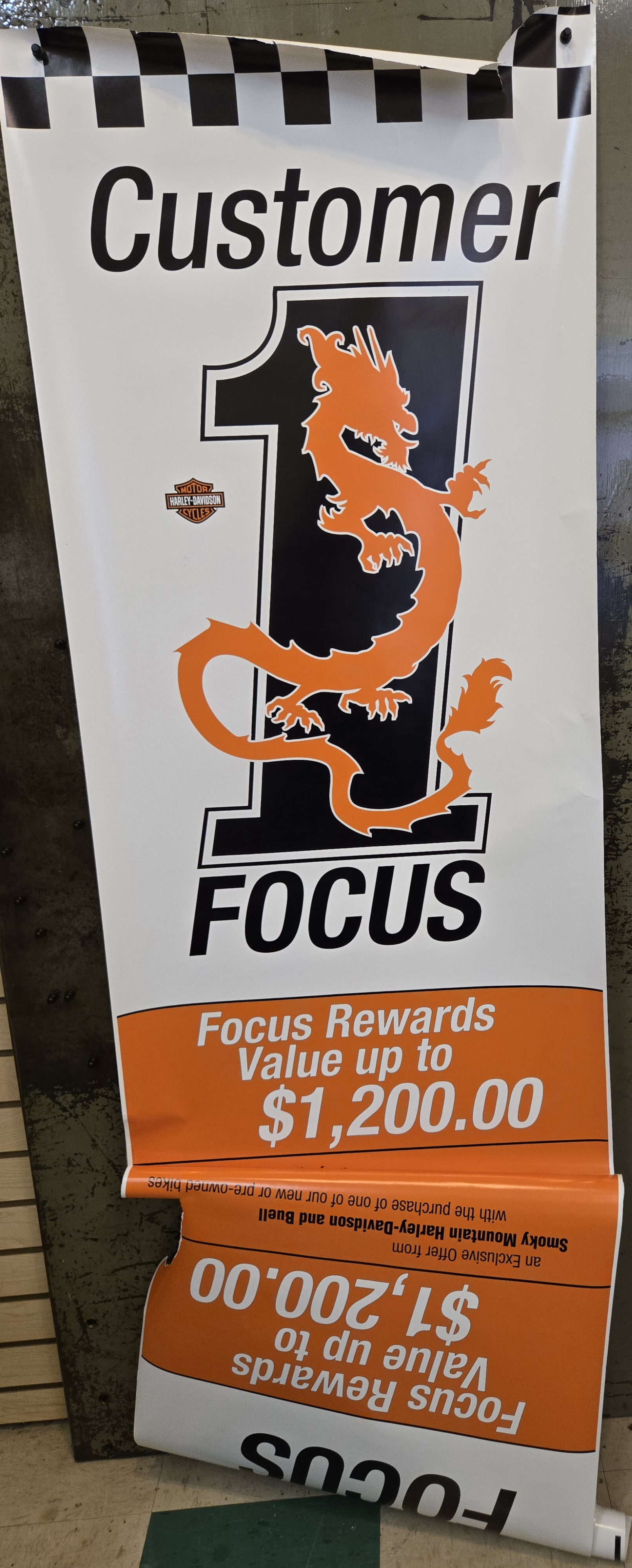 Smoky Mountain Harley-Davidson Banners and Motorcycle Event Posters featuring Leo Maddy Signature