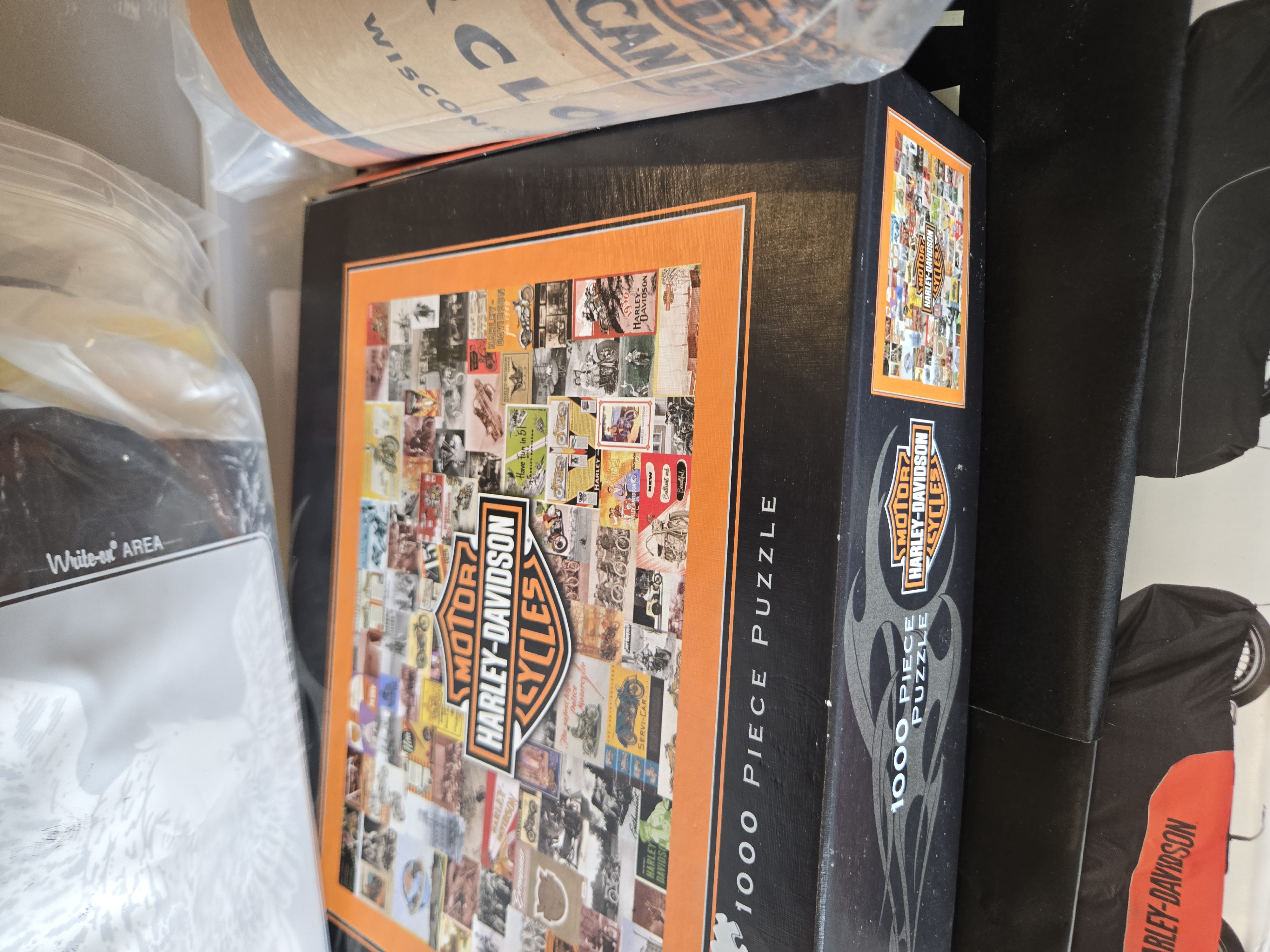 Harley-Davidson Brand Collectibles and Packaging featuring FX Schmid Puzzle