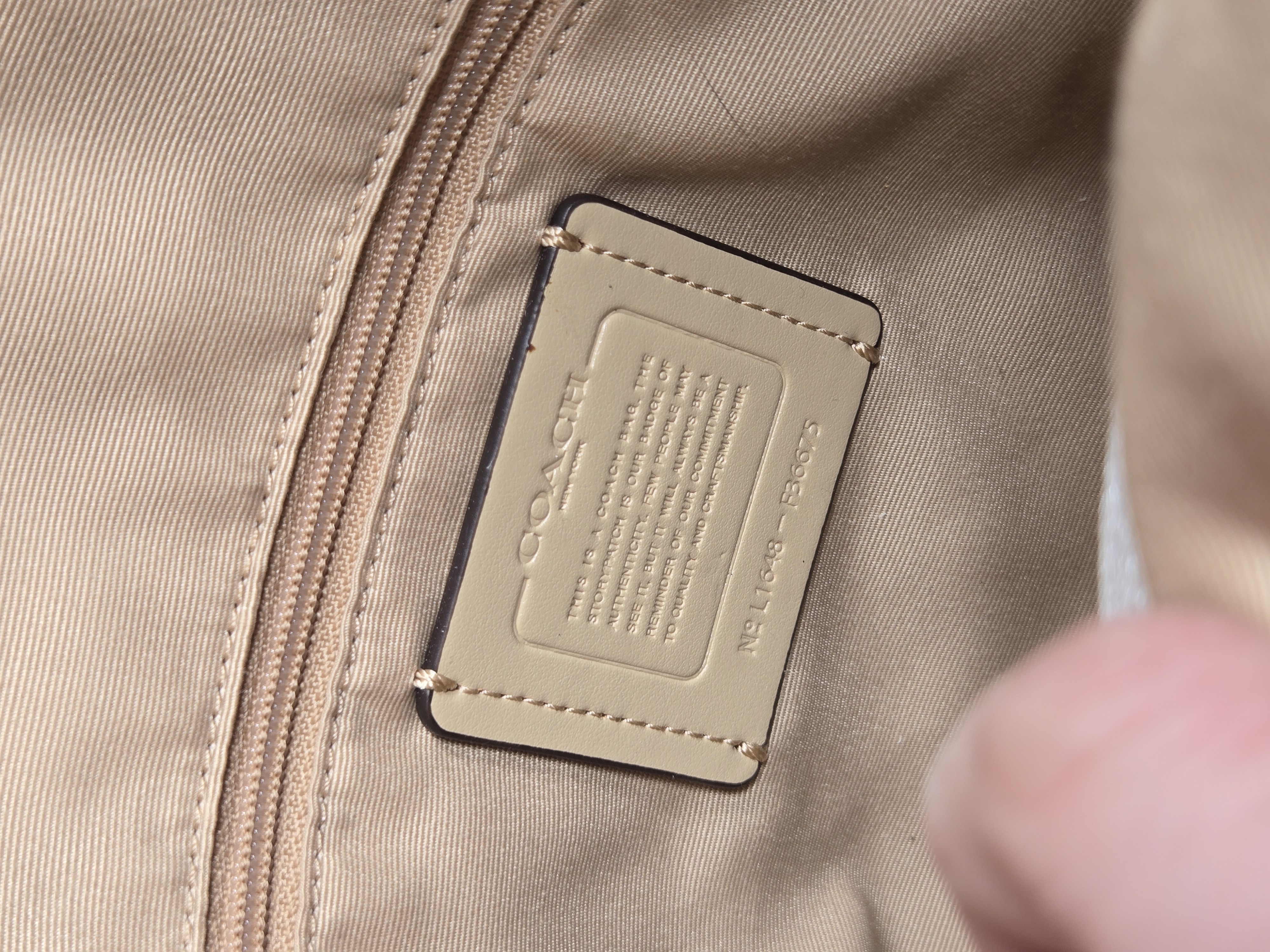 Coach Prairie Satchel in Chalk Pebbled Leather