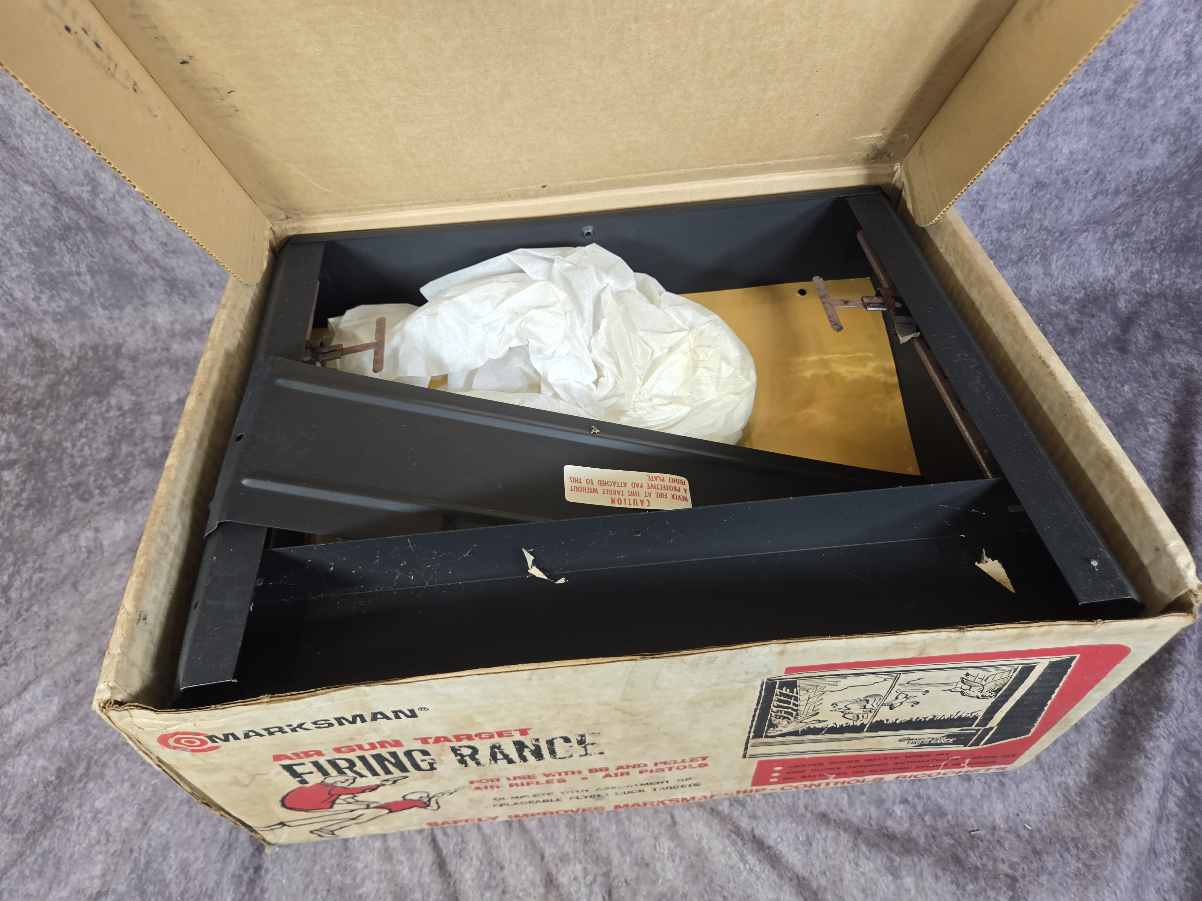 Vintage Marksman Air Gun Target Firing Range
