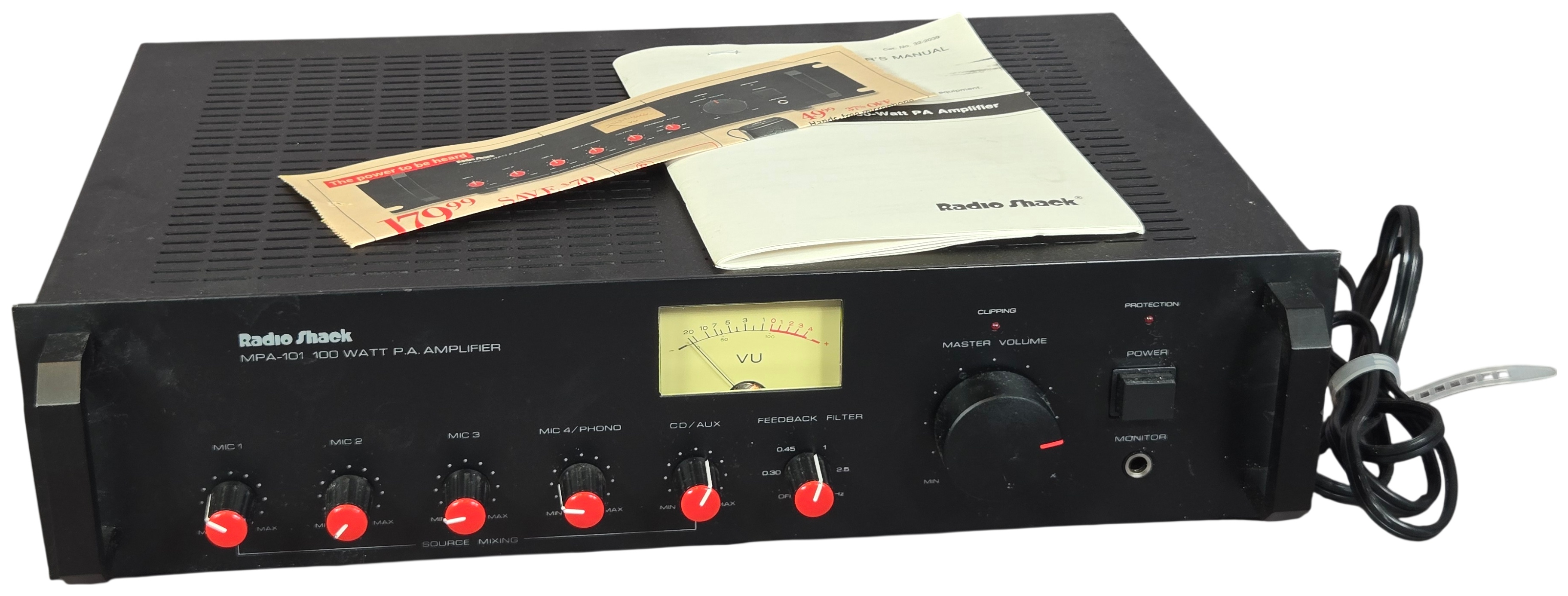 Radio Shack MPA-101 100-Watt PA Amplifier