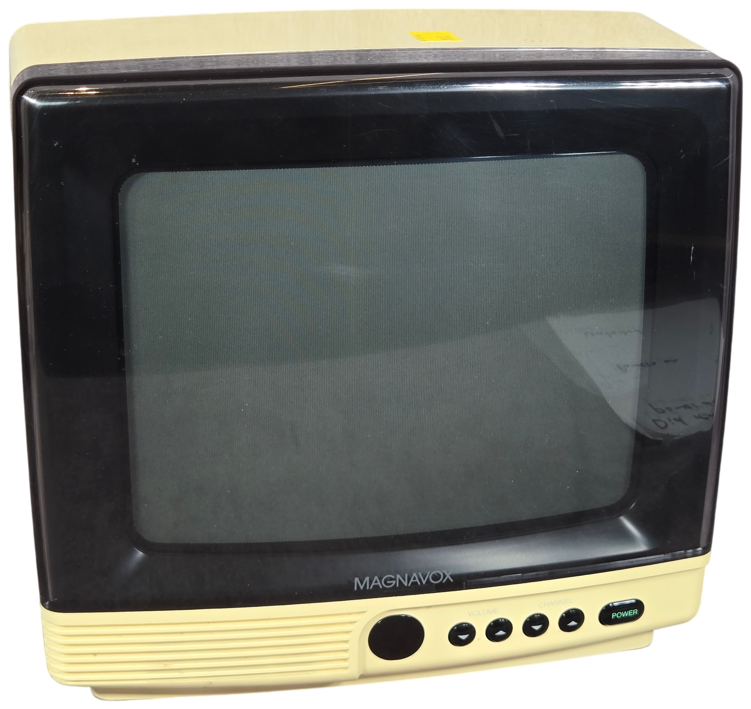 One 1990s Magnavox Plastic Portable CRT Television Model RD0946 T102