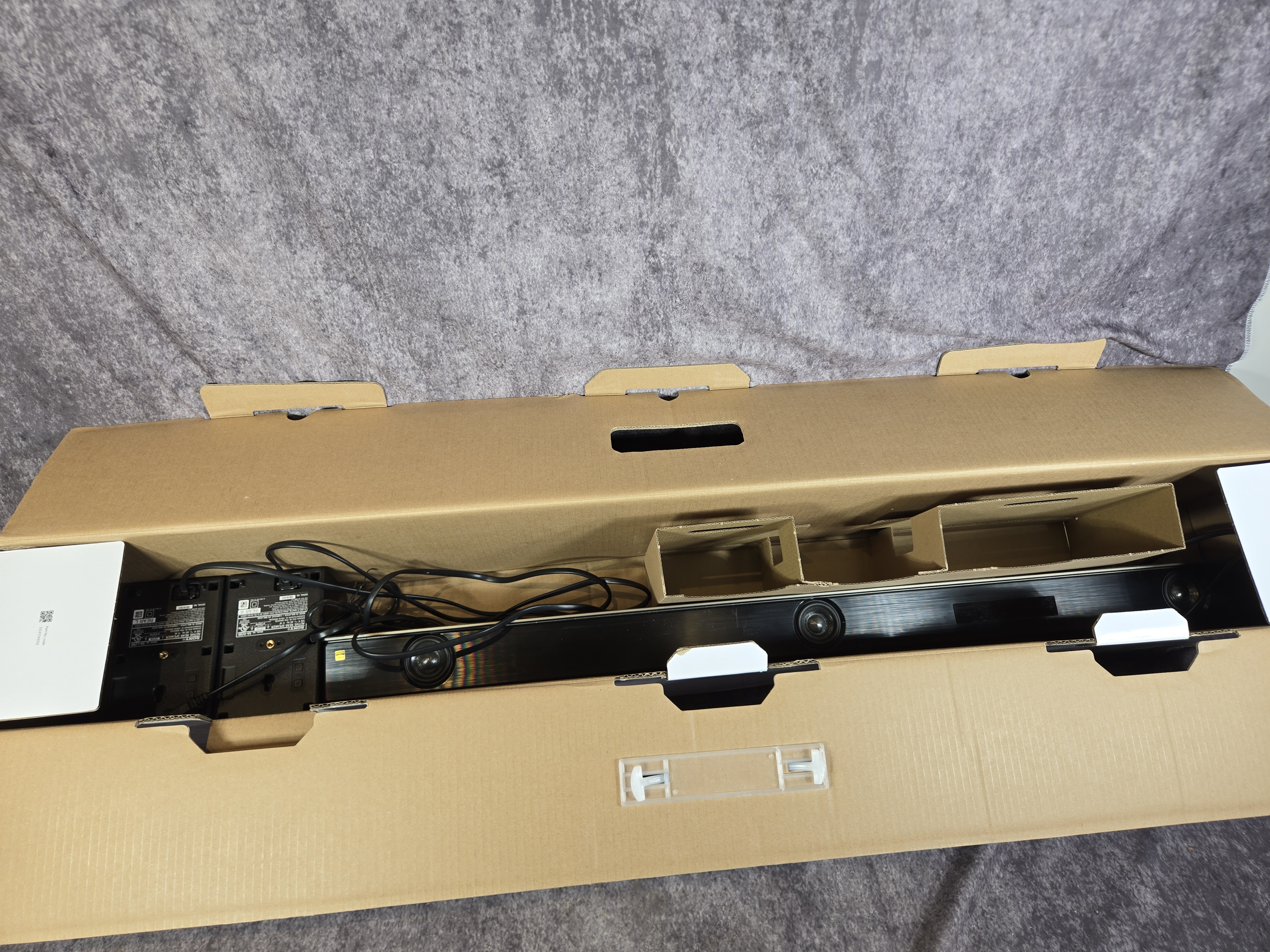 A Sony HT-A5000 5.1.2 Channel Home Theater Audio System with Subwoofer
