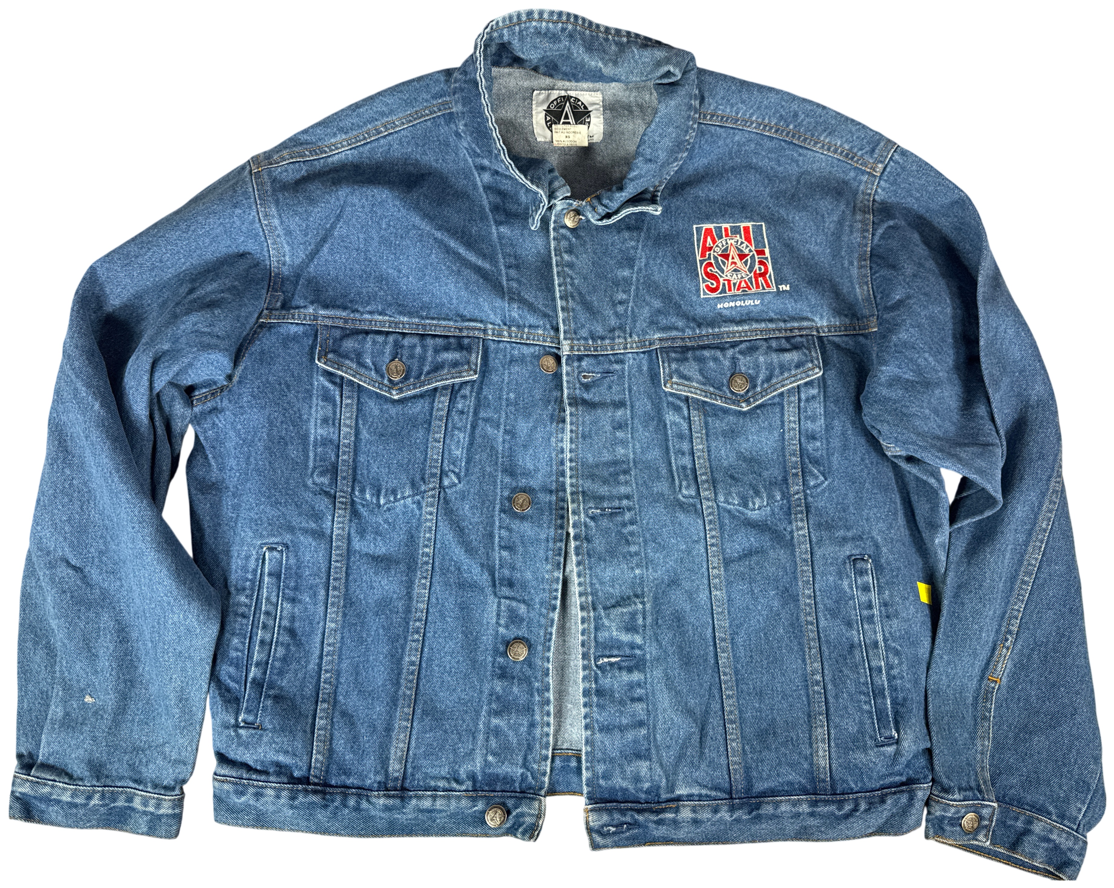 Vintage Official All Star Cafe Honolulu Denim Jacket