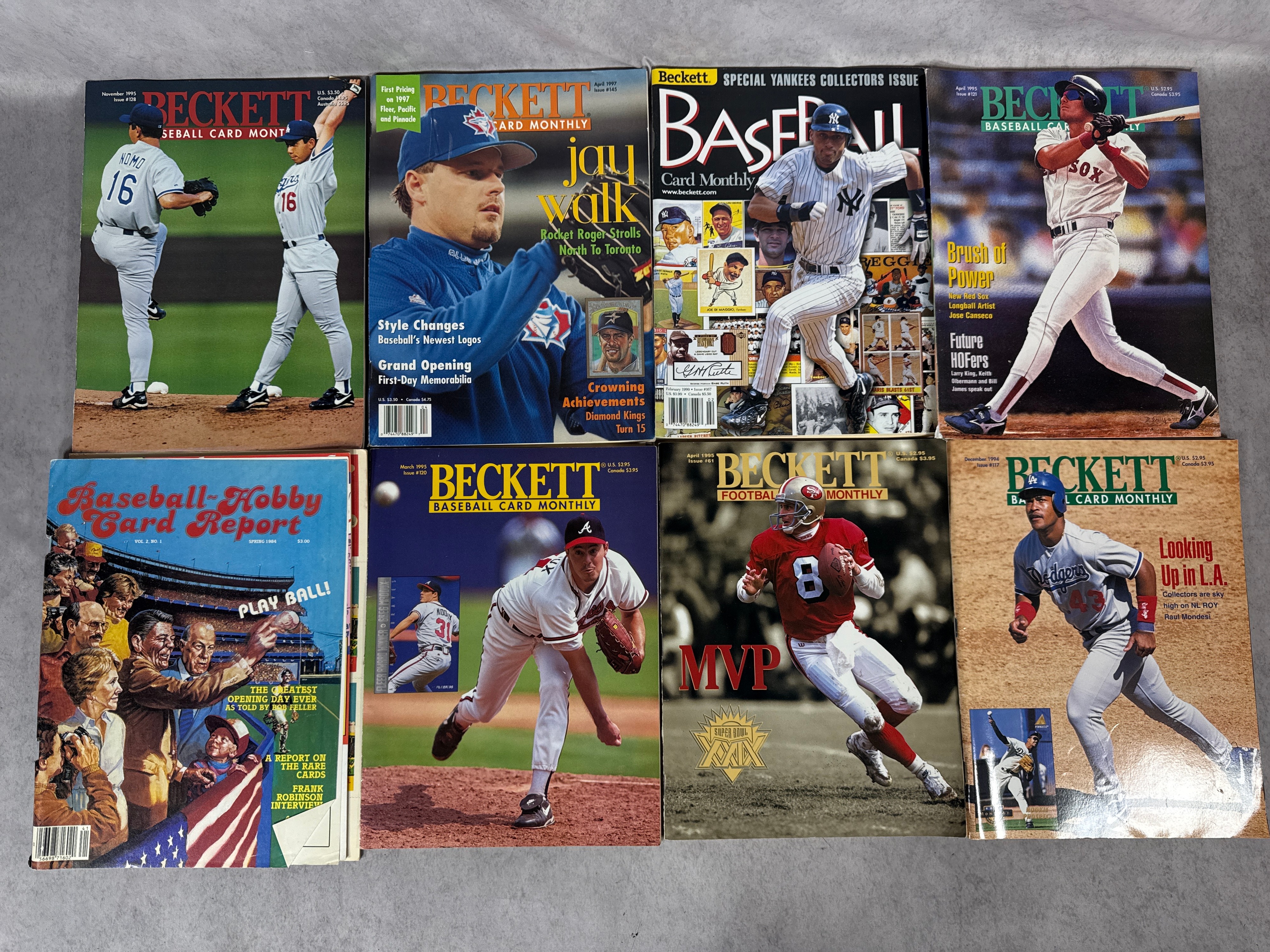 HUGE CONTENTS LOT: Sports Magazines, Game Programs, and Vintage Paperbacks