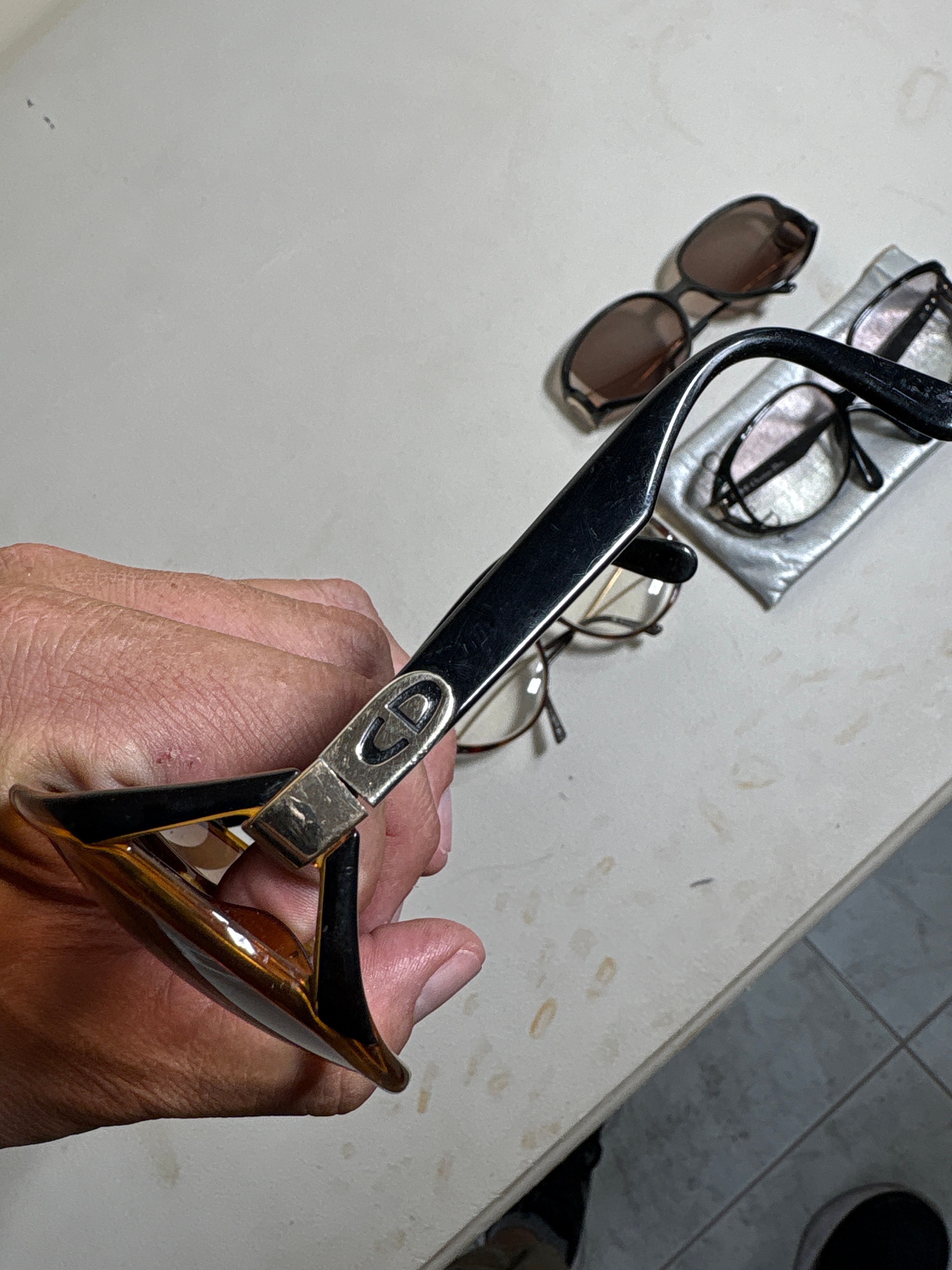Four Vintage Christian Dior Optyl Sunglasses and Prescription Eyeglasses