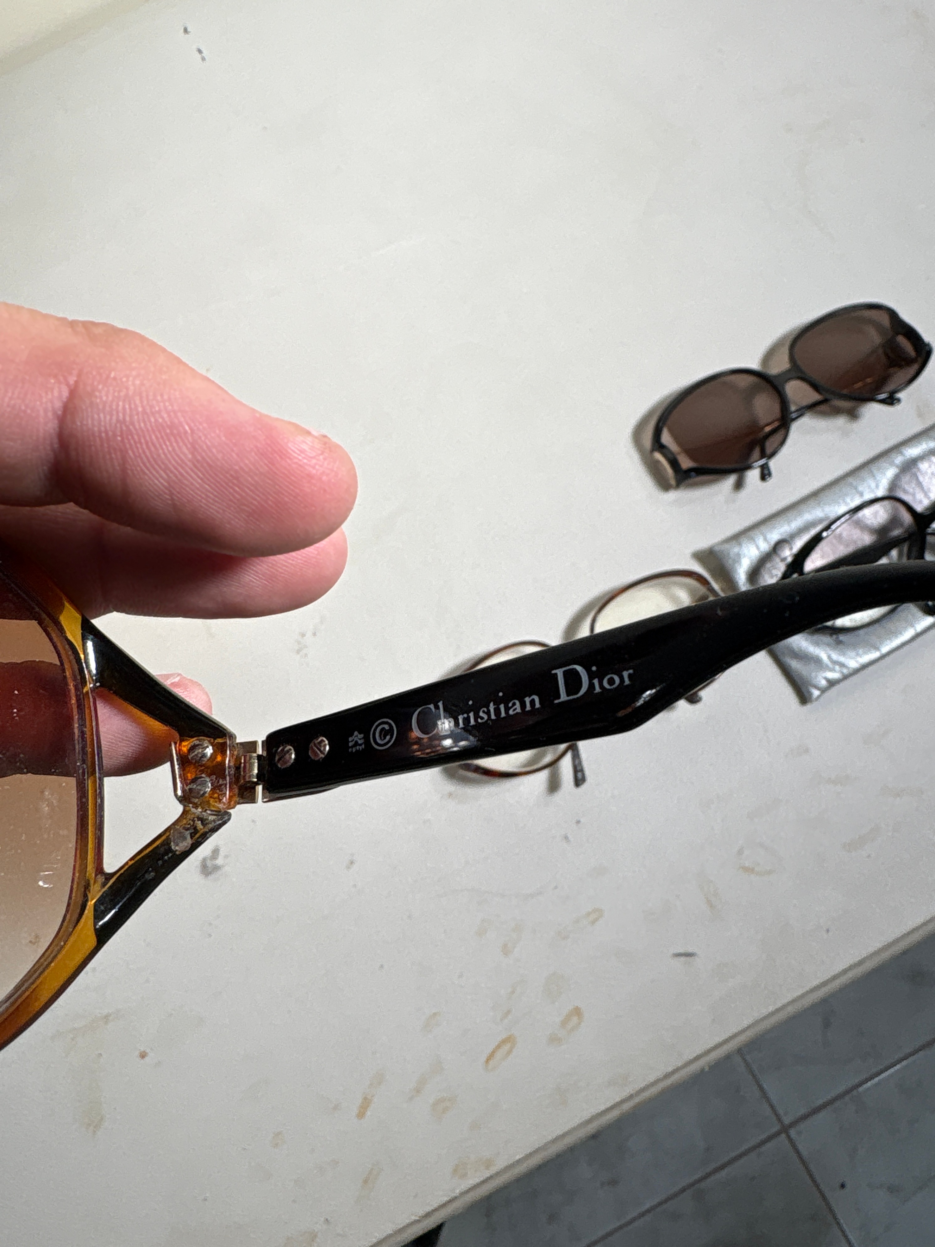 Four Vintage Christian Dior Optyl Sunglasses and Prescription Eyeglasses