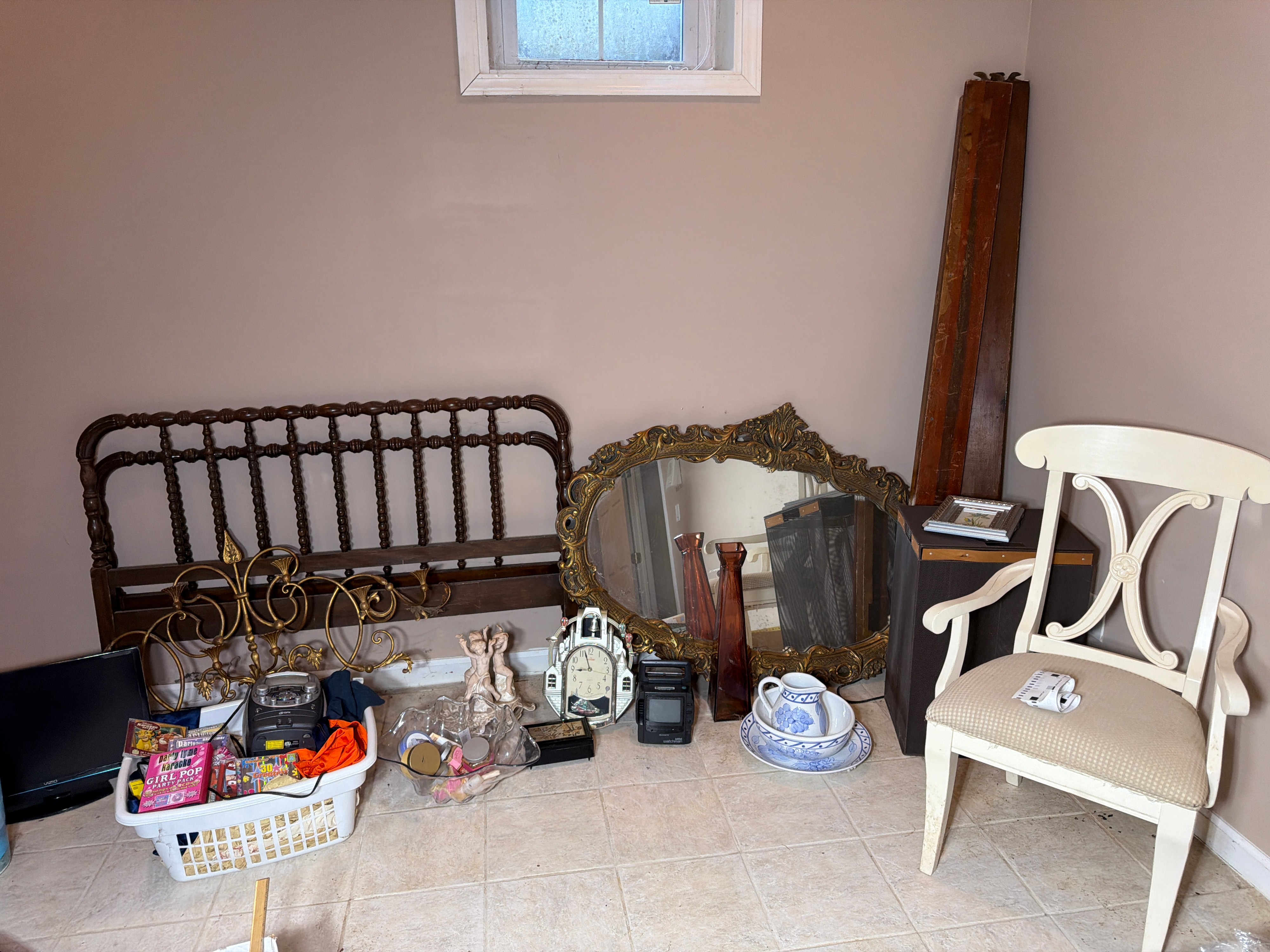 CONTENTS LOT: Bulk Estate Collection of Vintage Dolls, Children's Books, Furniture, and Household Goods