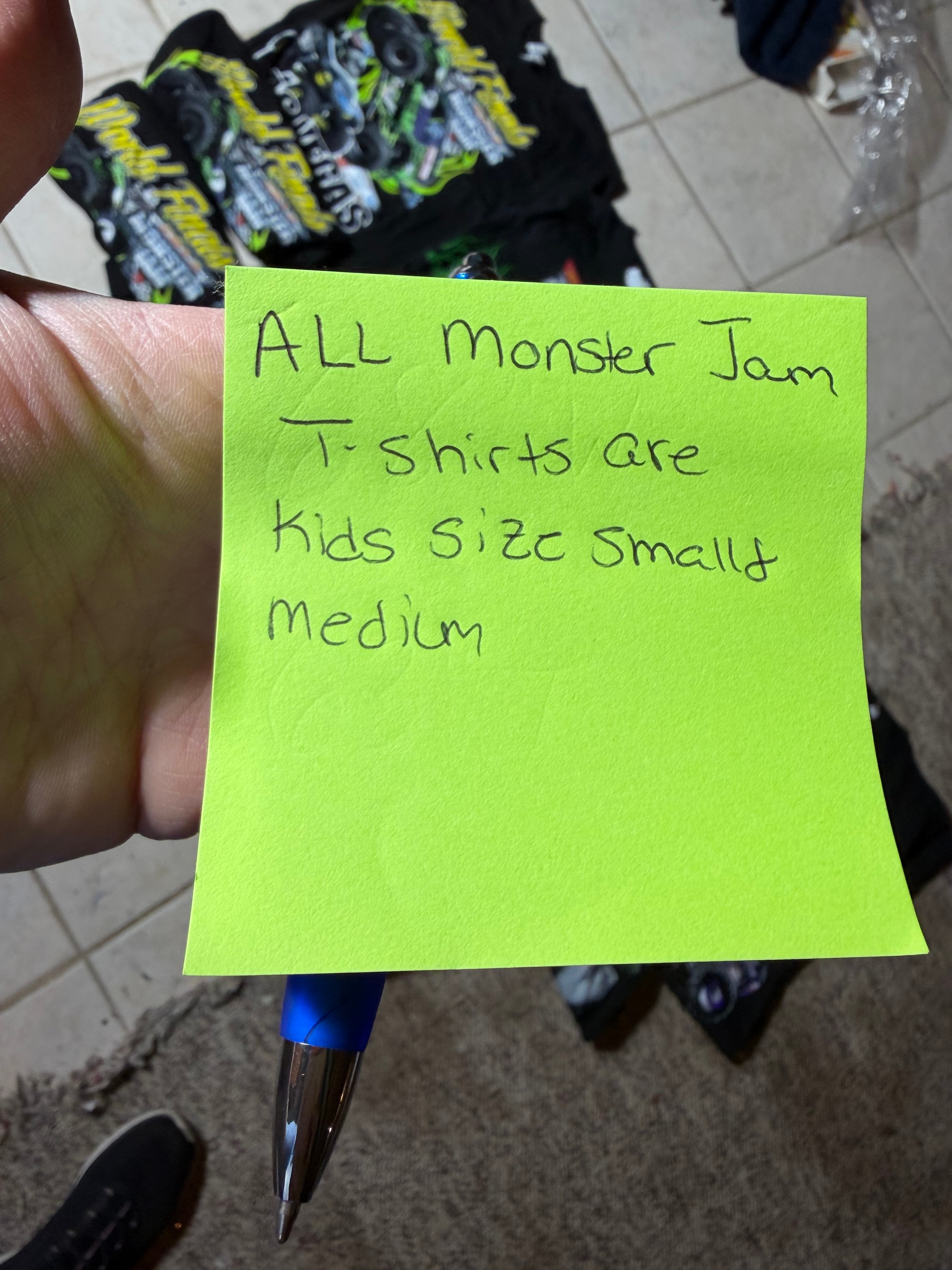 A Collection of Souvenir Event T-Shirts Featuring 2013 Monster Jam and Midwestern Music Festivals