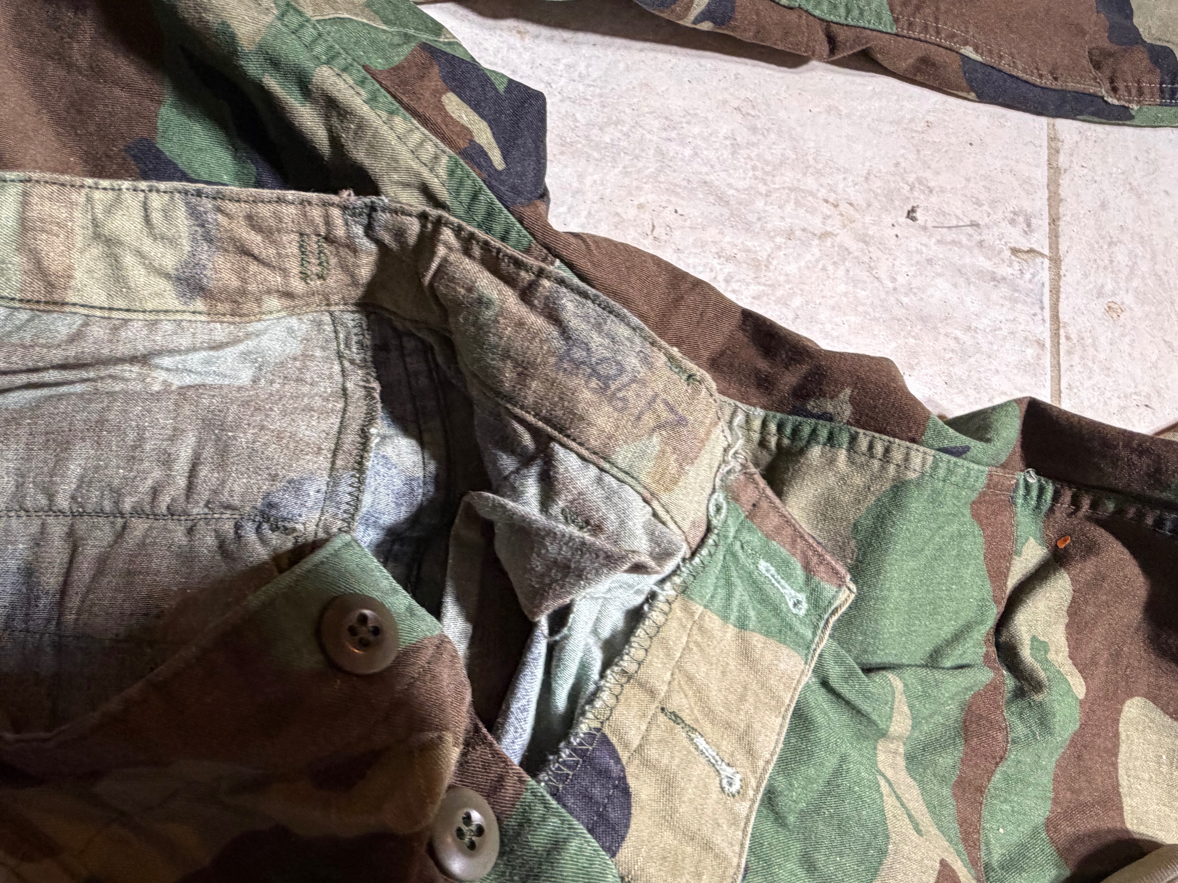 Group Lot US Military M81 Woodland Camouflage Combat Trousers