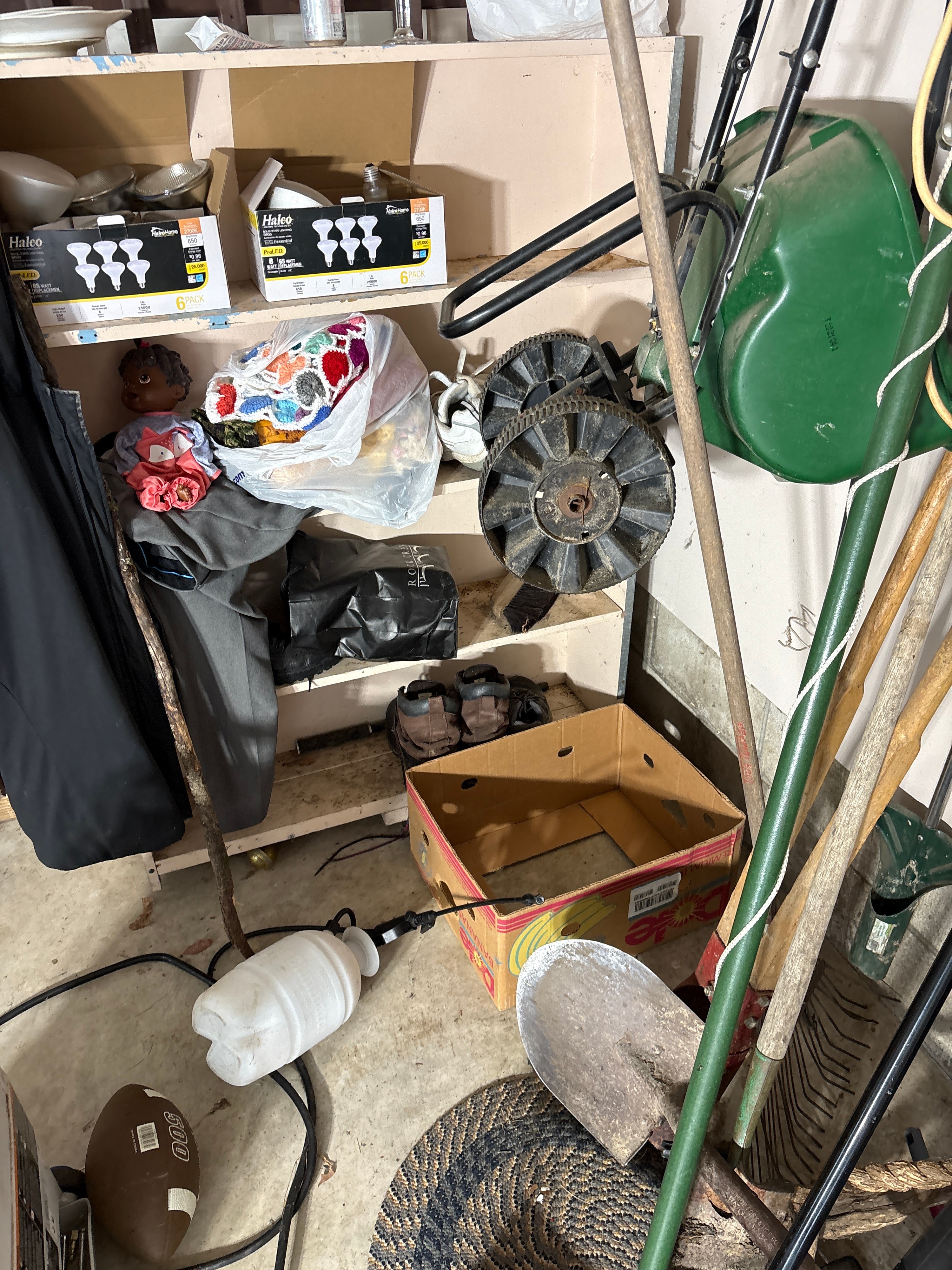 CONTENTS LOT: Large Estate Garage Collection featuring Power Tools, Household Appliances, and Historical Memorabilia