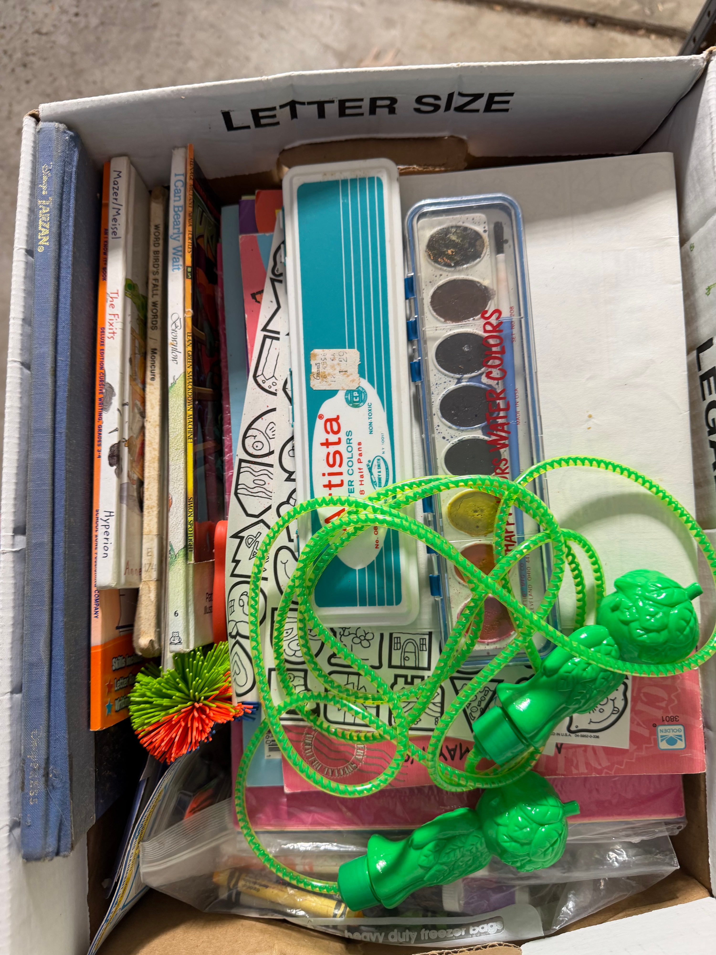 CONTENTS LOT: An Assortment of Crafting Supplies, Doll Making Components, Vintage Textiles, and Household Goods