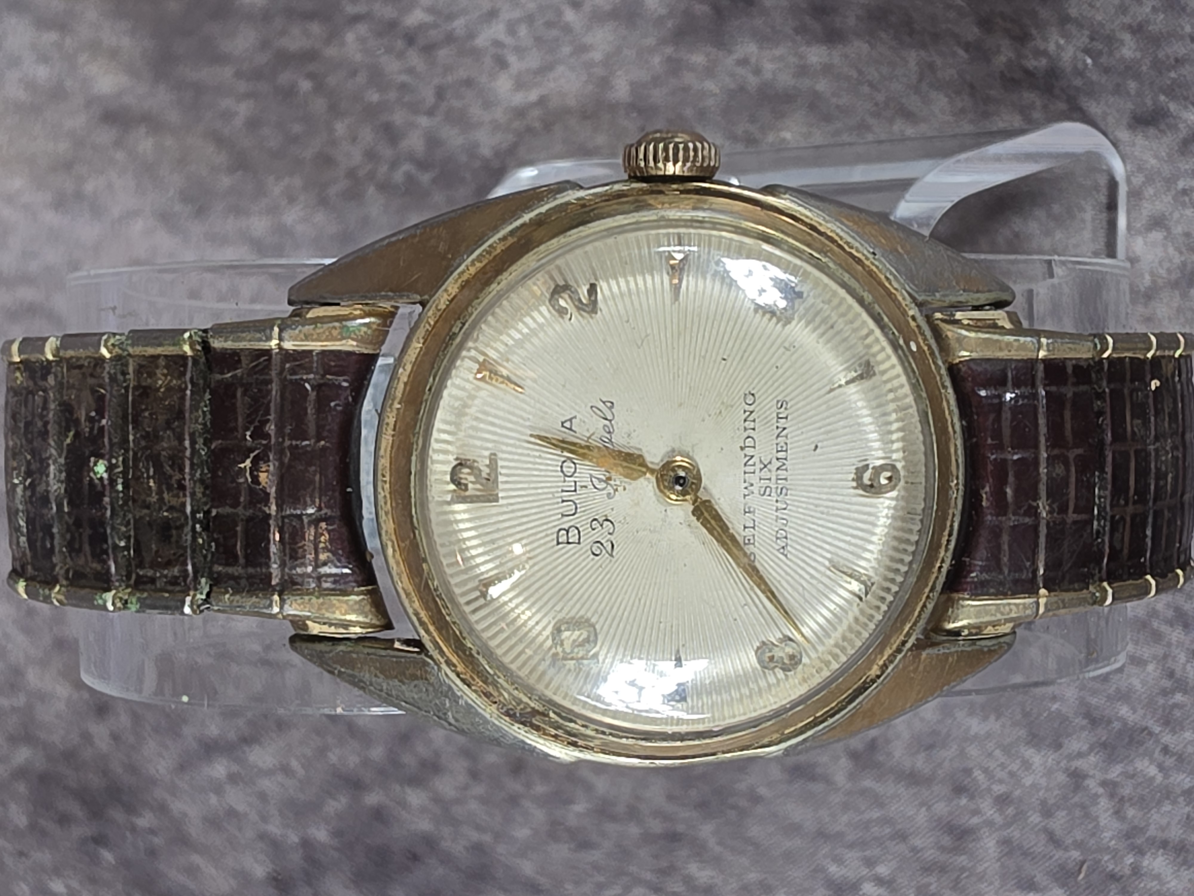 Two Vintage Gold Filled and Stainless Steel Automatic Wristwatches Including Bulova and Wittnauer