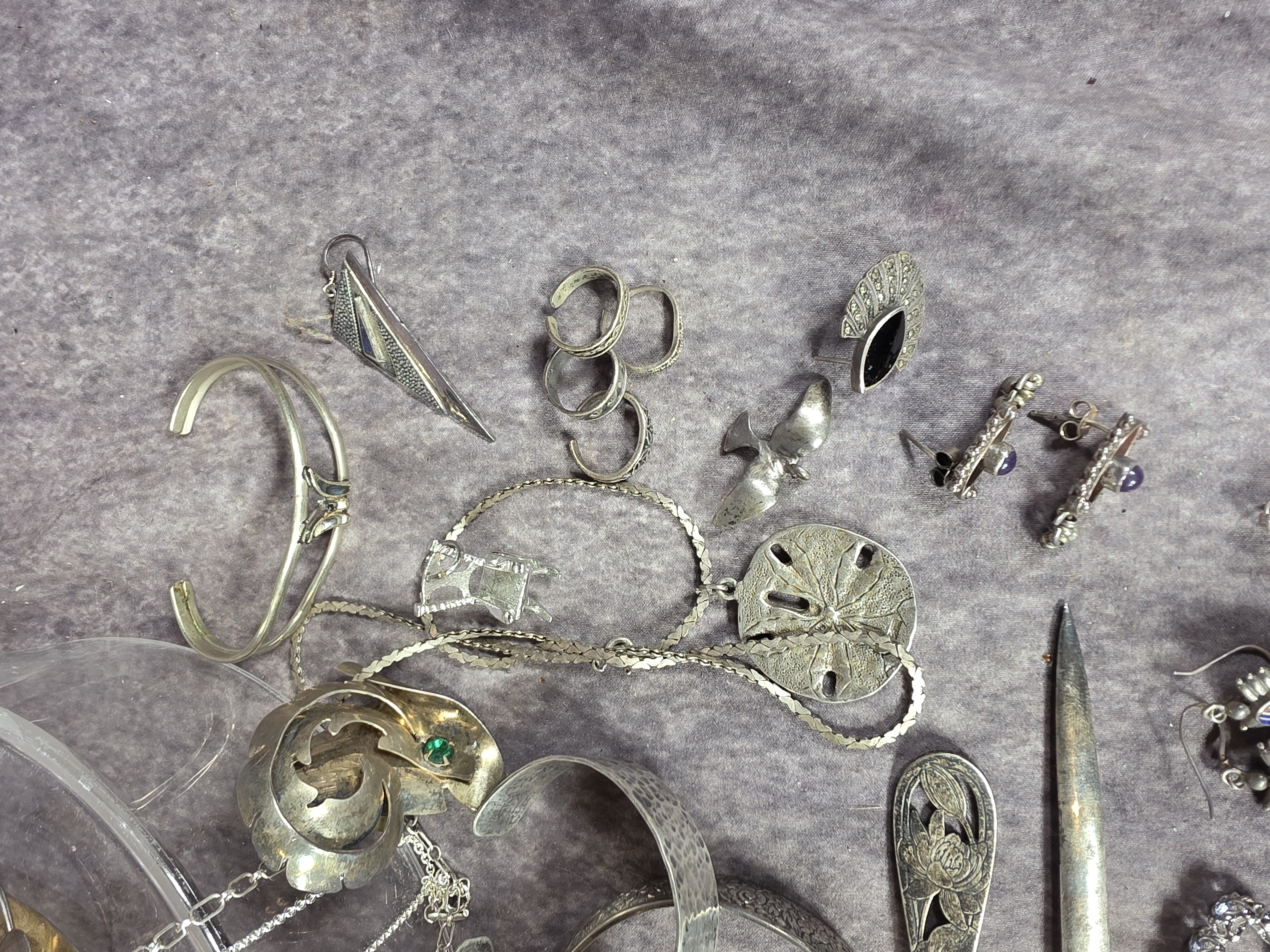 716 grams Group Lot Sterling silver jewelry