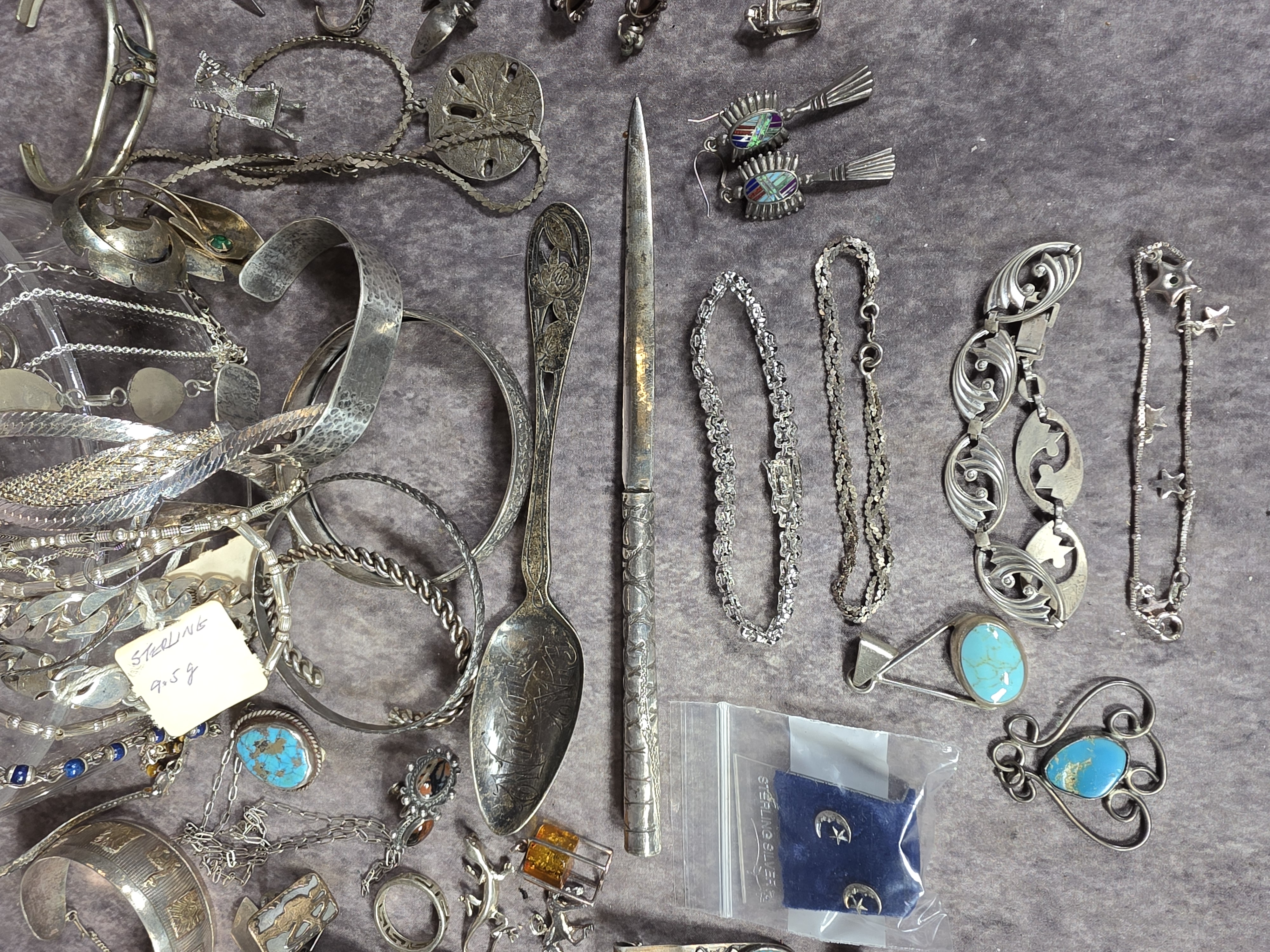 716 grams Group Lot Sterling silver jewelry