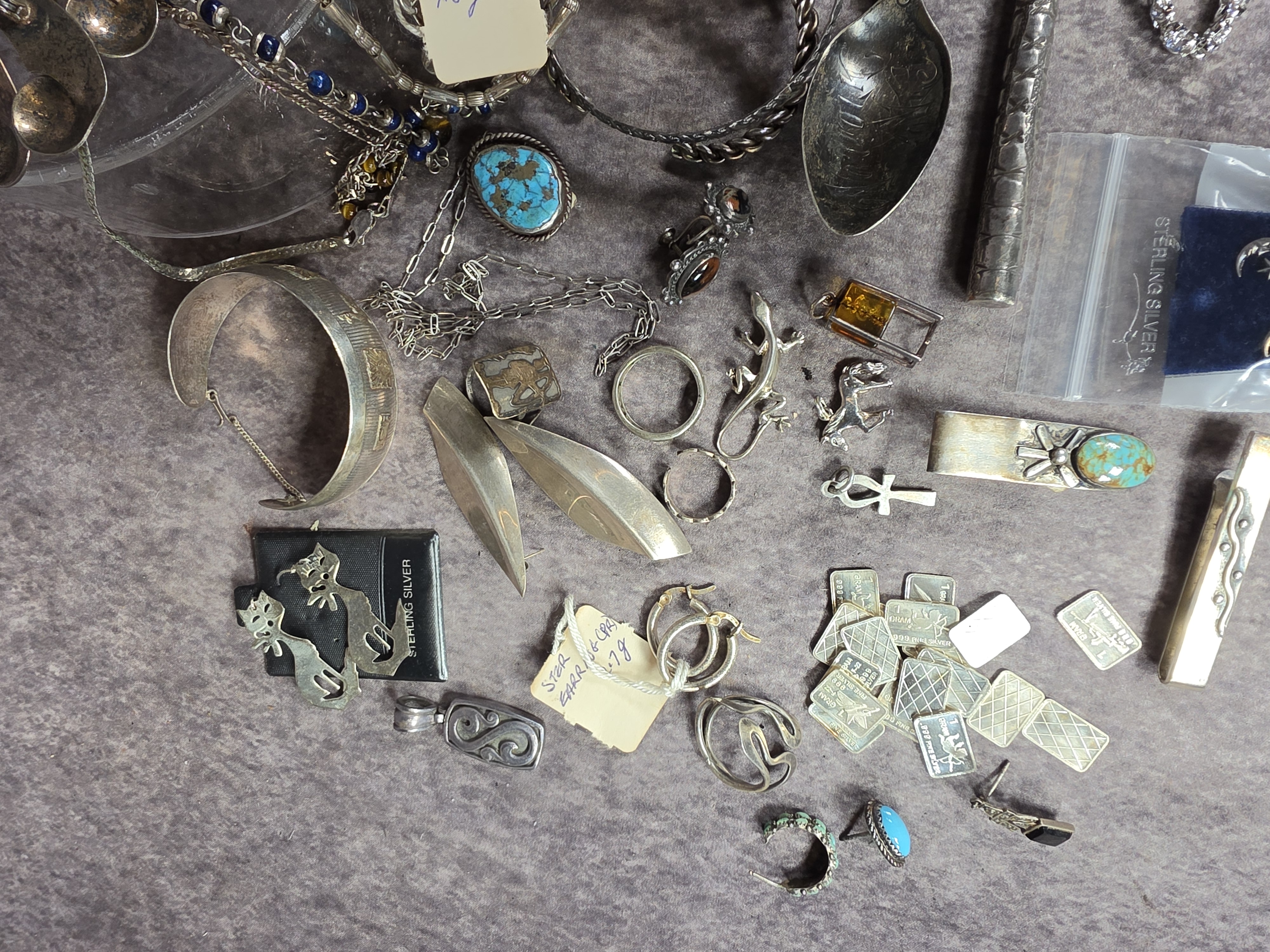 716 grams Group Lot Sterling silver jewelry