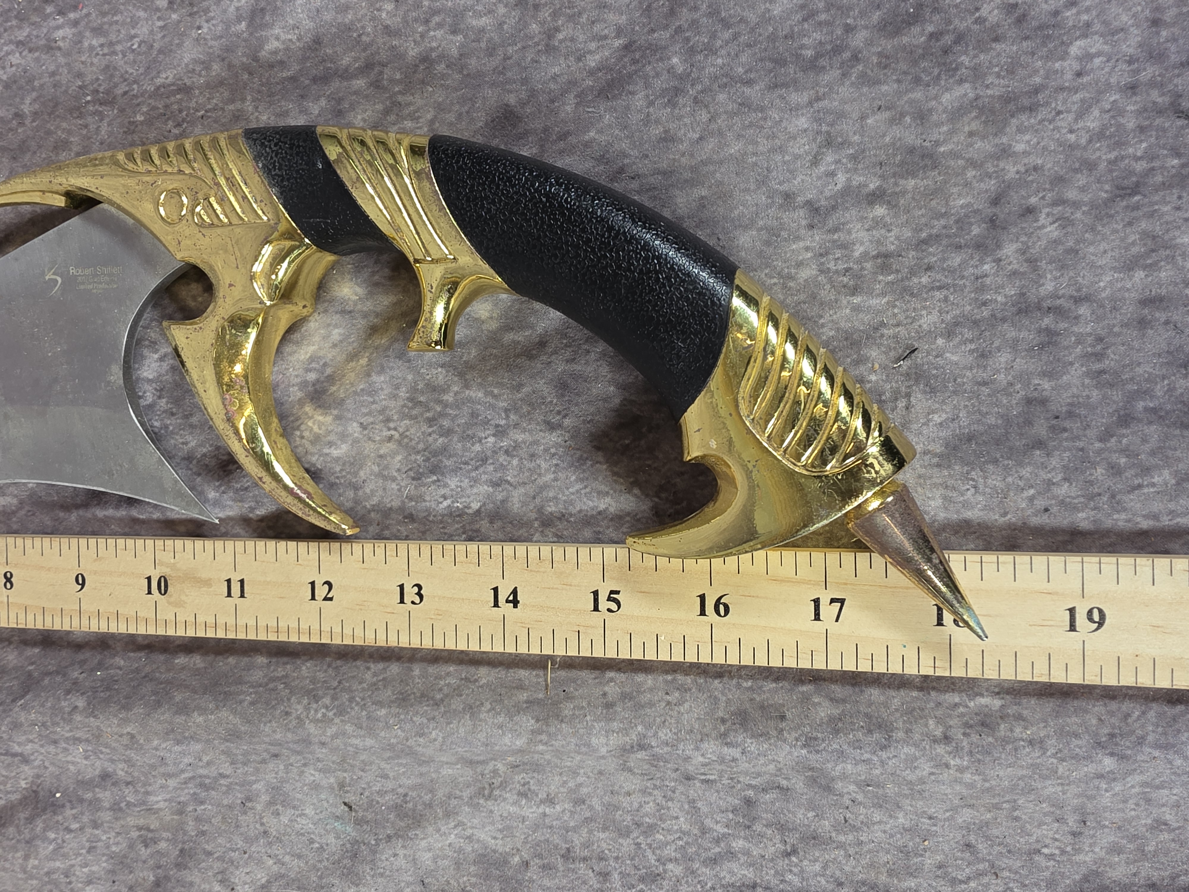 Robert Shiflett Limited Edition 2007 Gold Edition Fantasy Knife