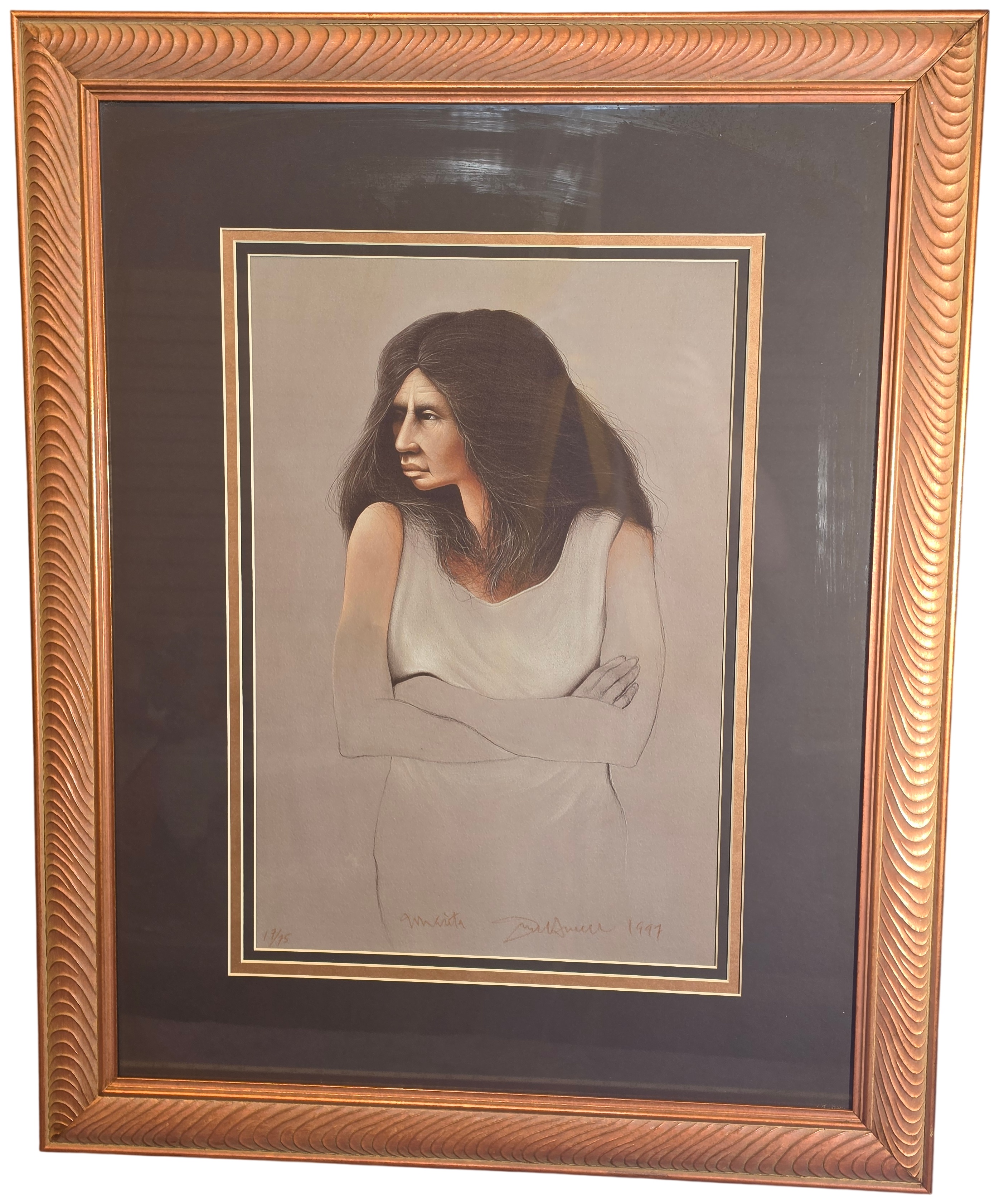 Frank Howell Limited Edition Lithograph Marita 1997