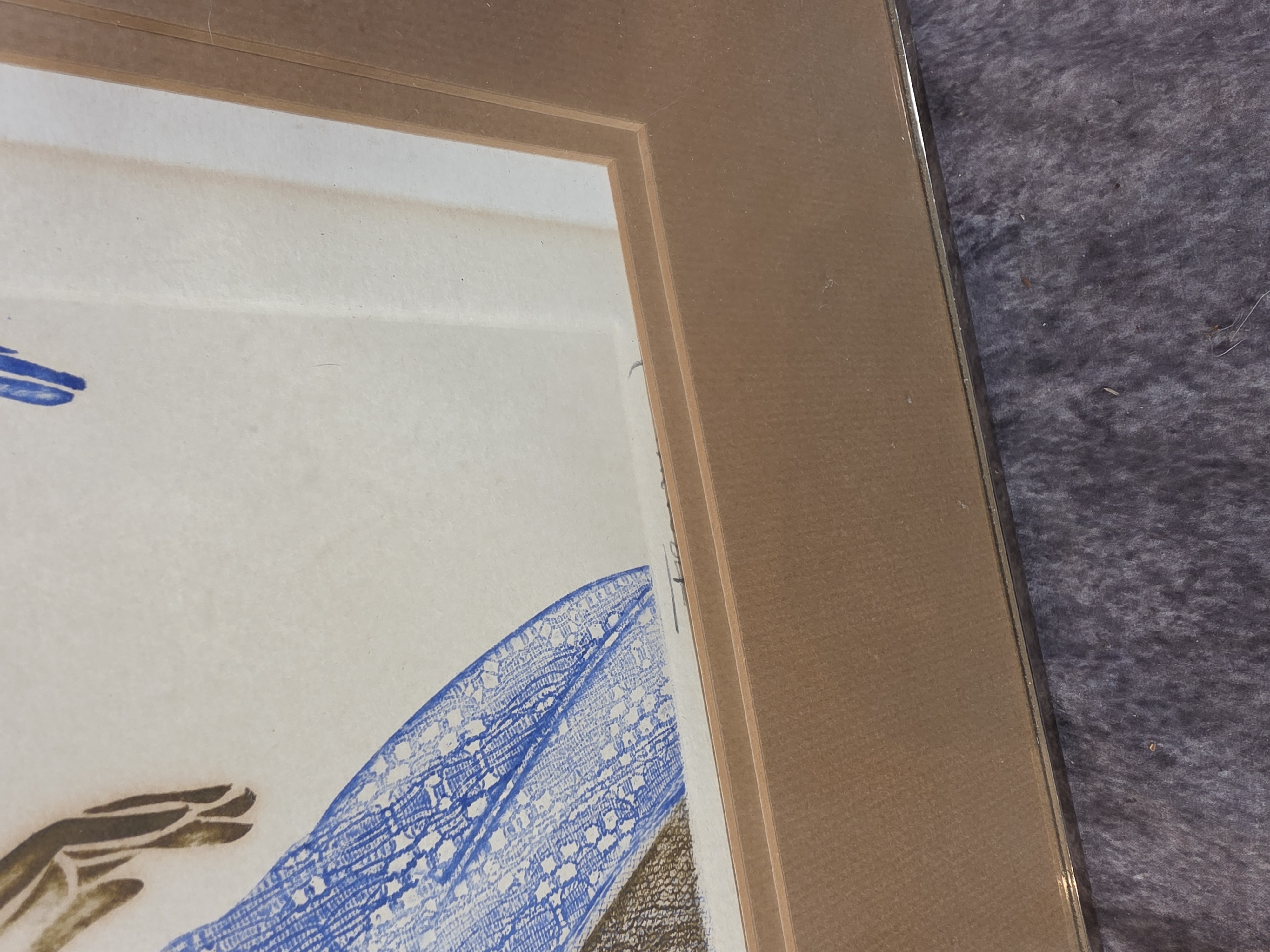 Ruth Franklin Signed Limited Edition Intaglio Print The Hands Have It