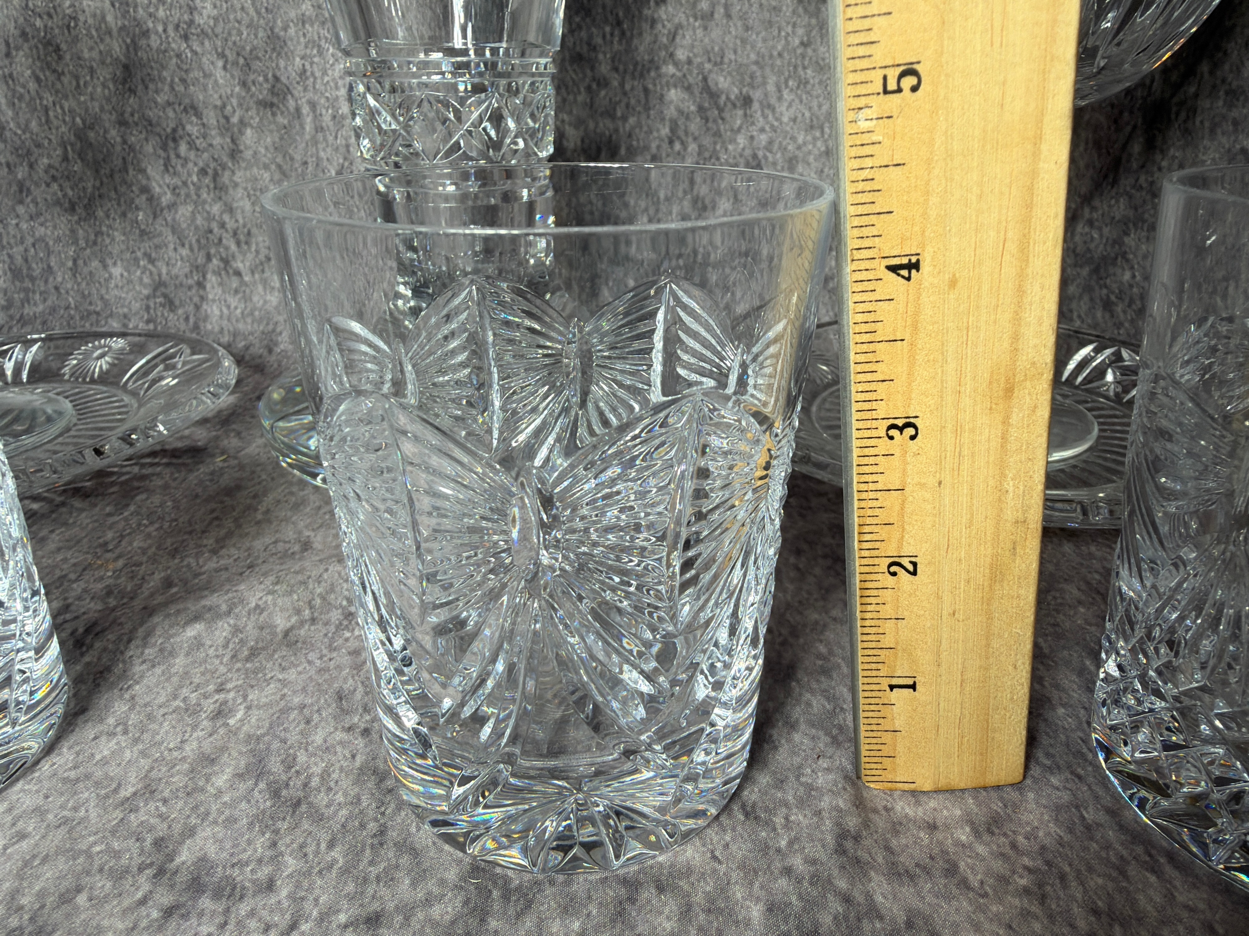 A Collection of Waterford Millennium Crystal Tableware and Statement Vase