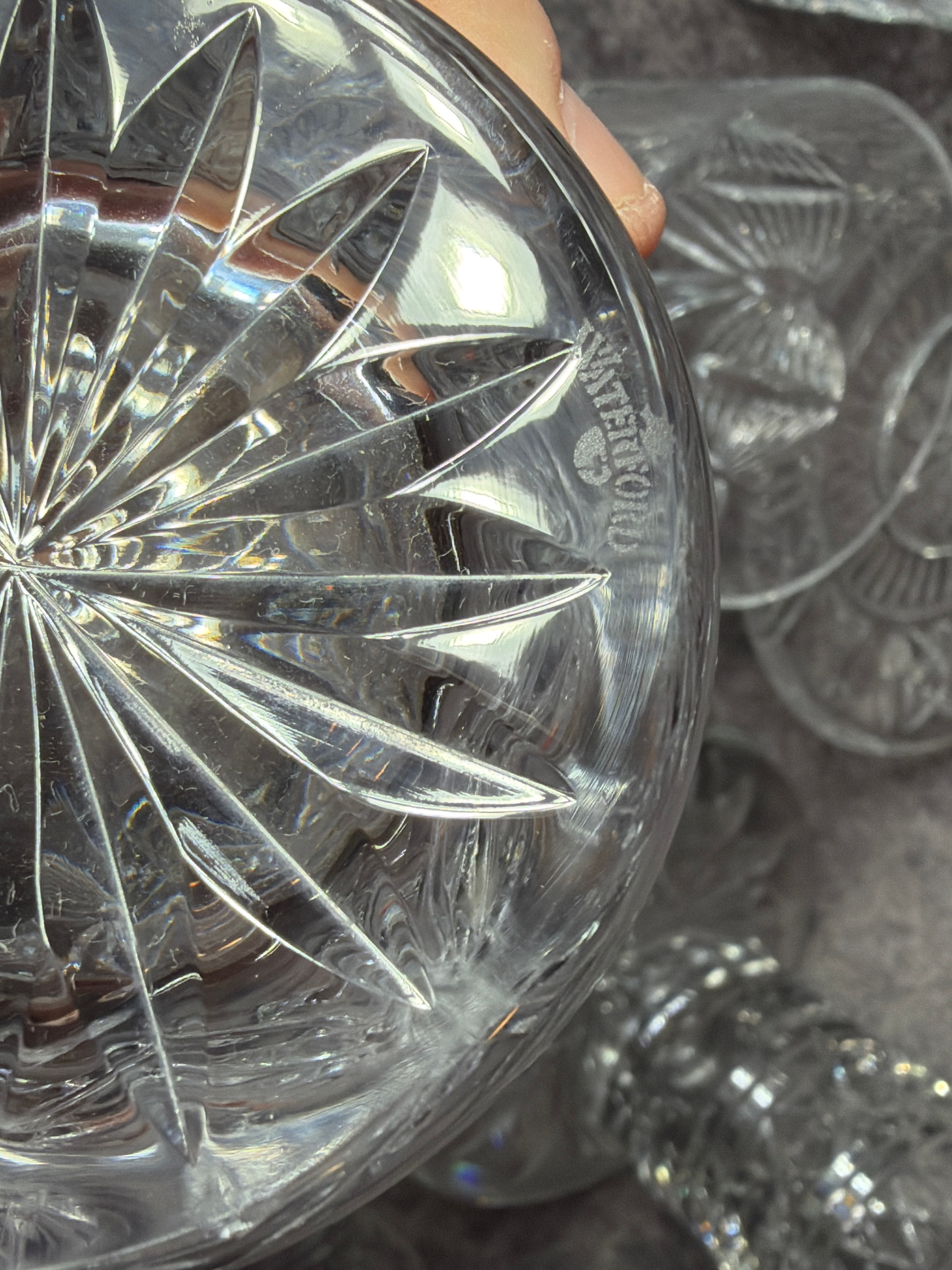 A Collection of Waterford Millennium Crystal Tableware and Statement Vase