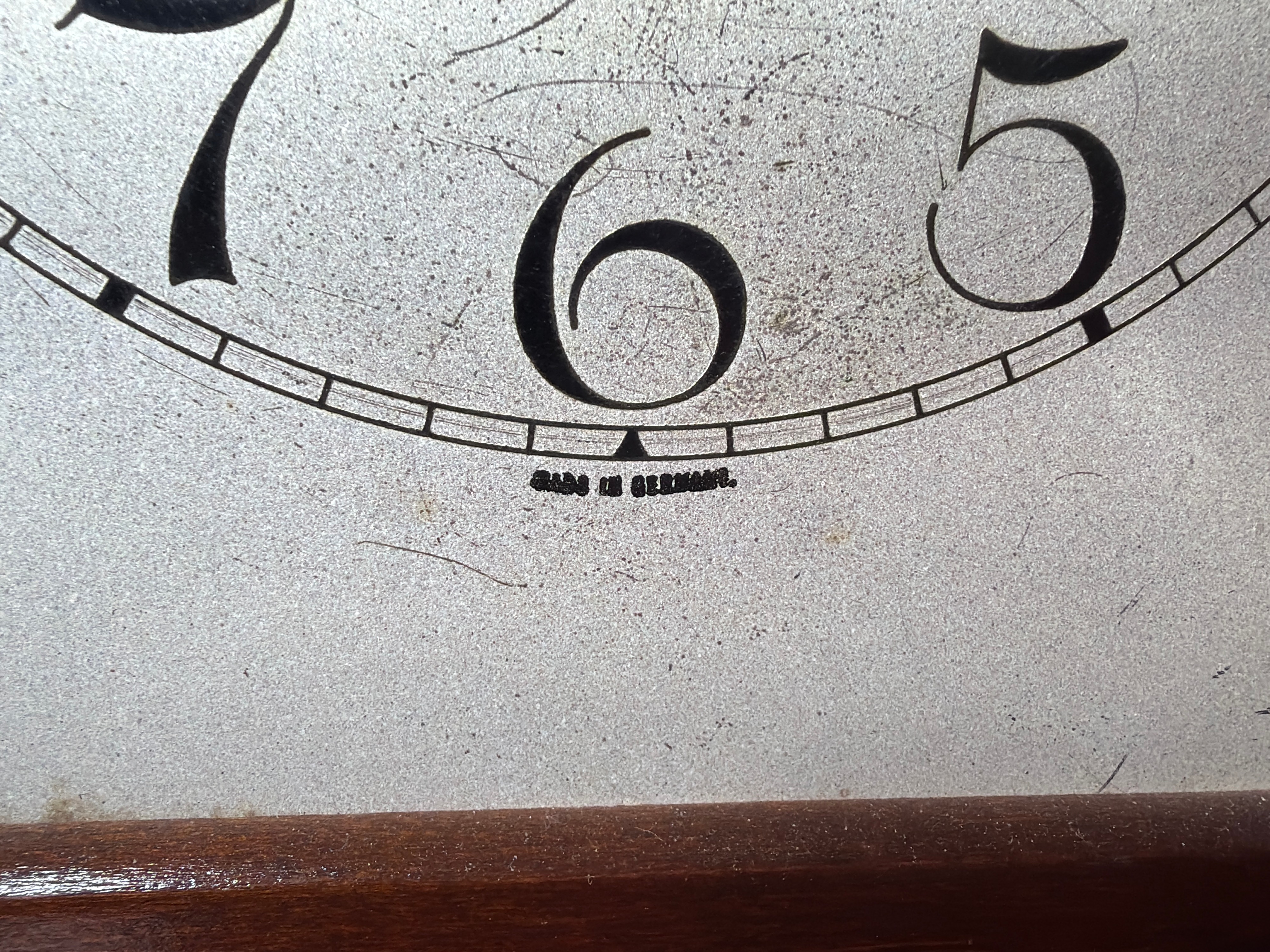 German Westminster Chime Three-Train Mantel Clock