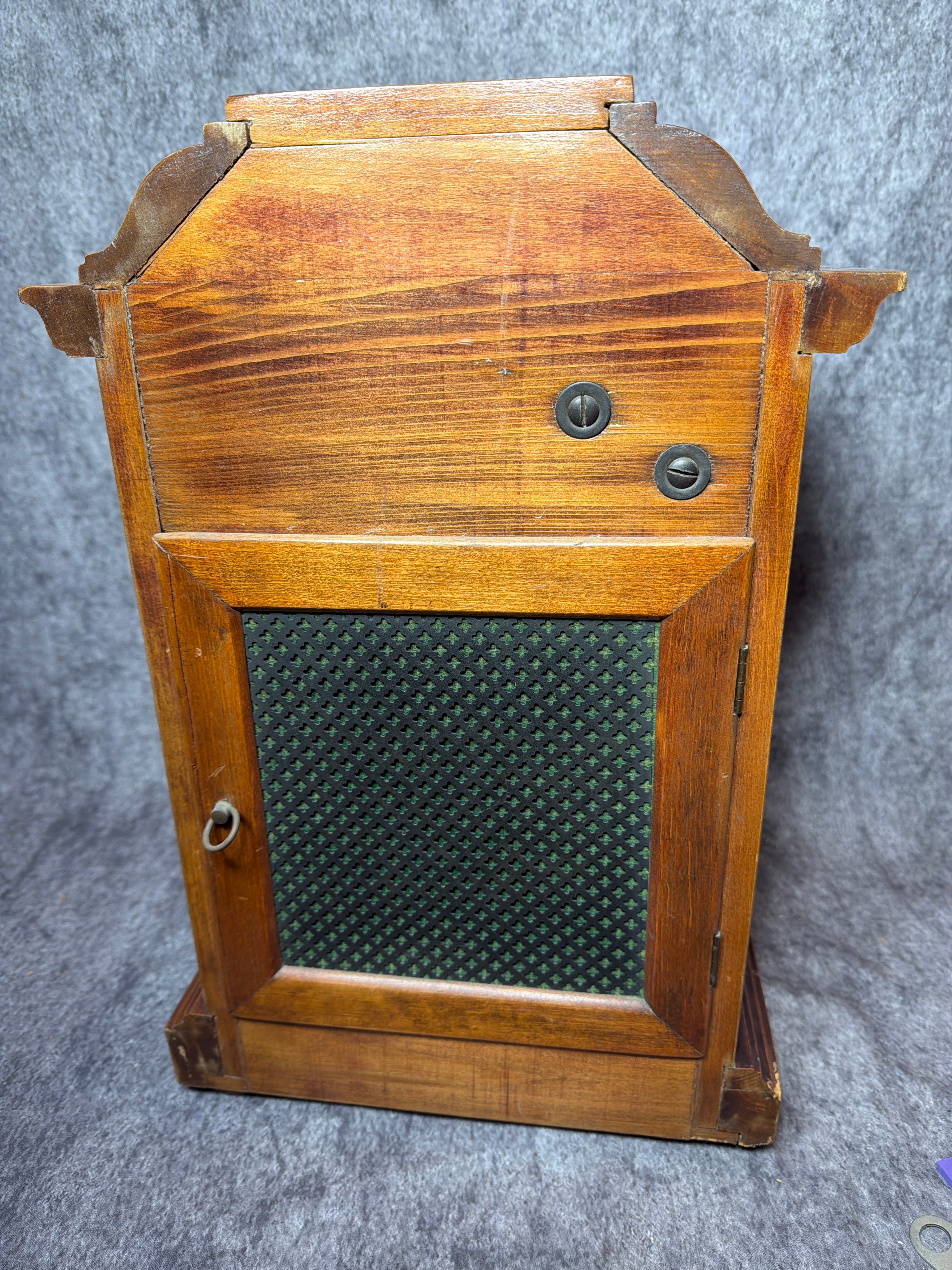 German Westminster Chime Three-Train Mantel Clock