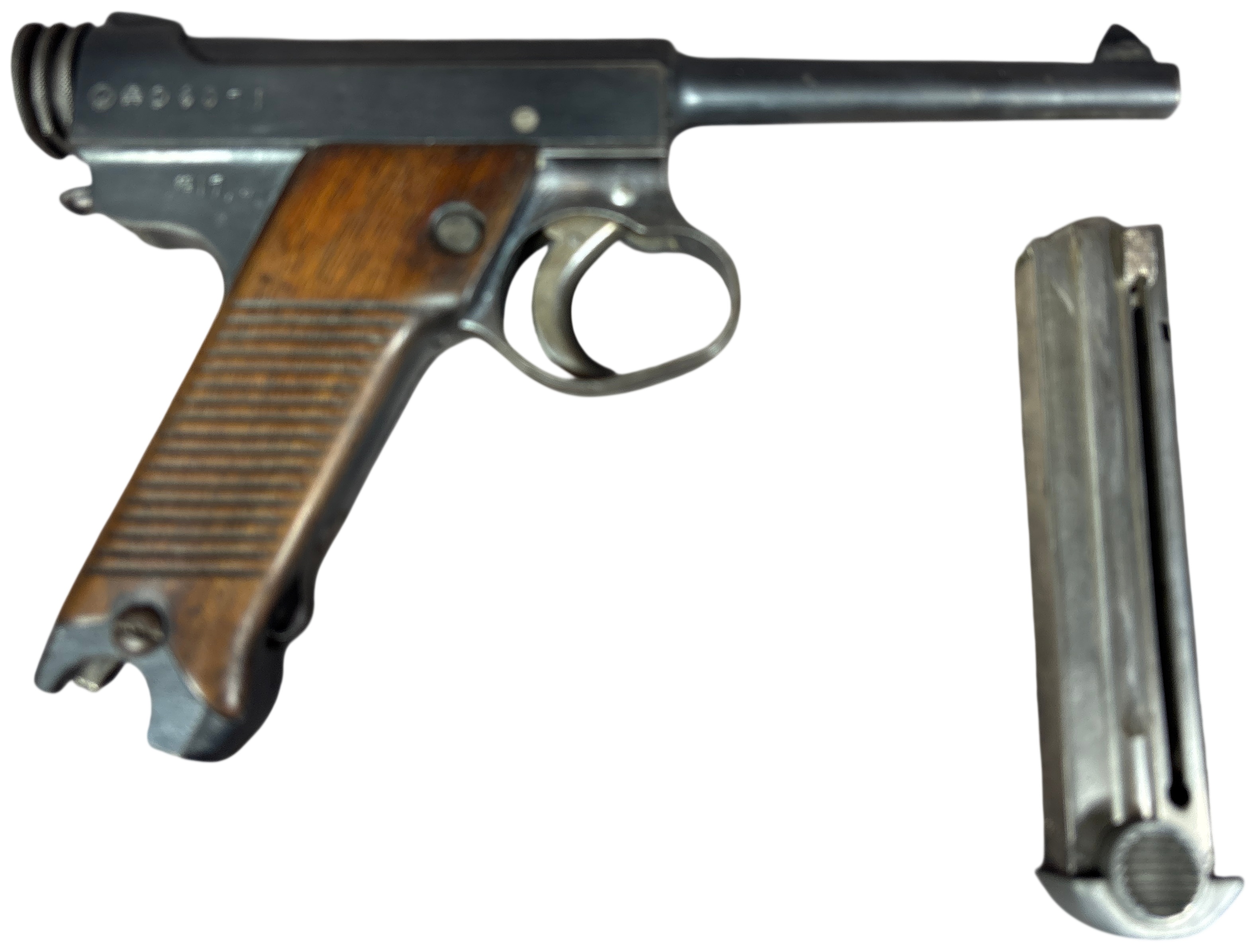 ** Japanese Type 14 Nambu 8mm Semi-Automatic Pistol Nagoya Kokubunji Factory April 1942