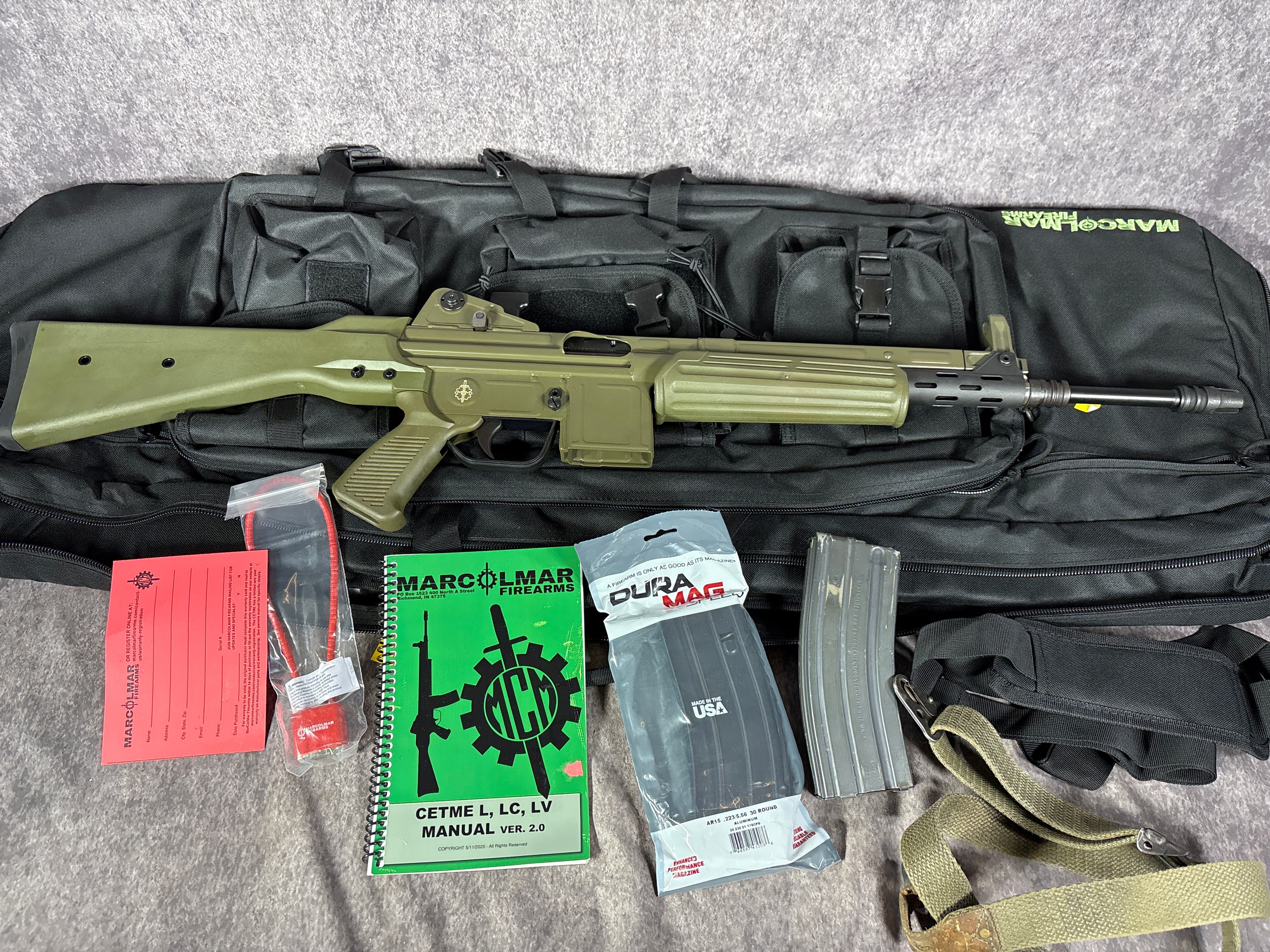 * MarColMar Firearms CETME L Semi-Automatic Rifle 5.56 with 17 Inch Barrel
