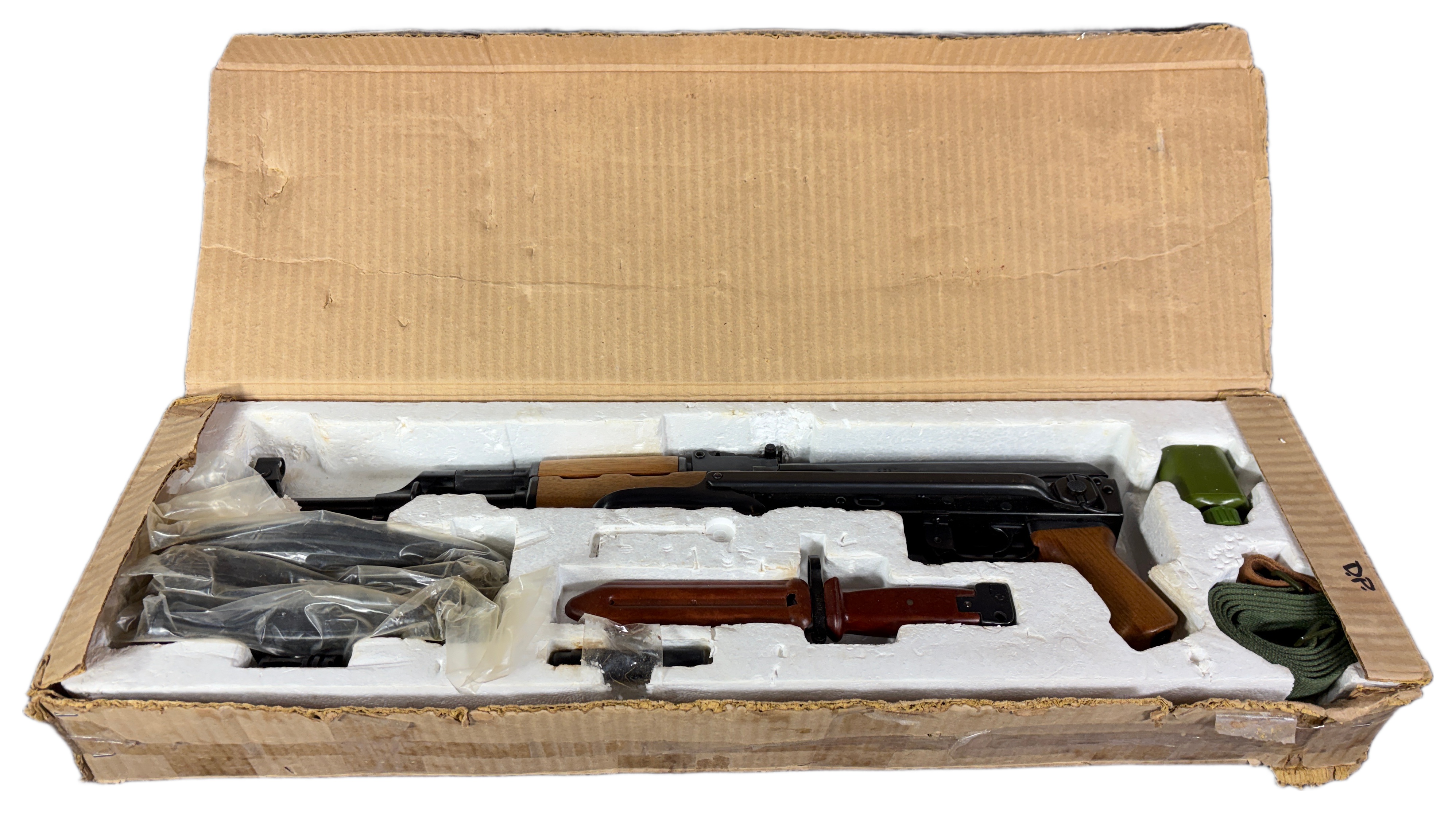 * Preban Chinese Underfolder Poly Technologies AKS-762 Semi-Automatic Rifle 7.62x39mm with 16 Inch Barrel and Matching SN Bayonet
