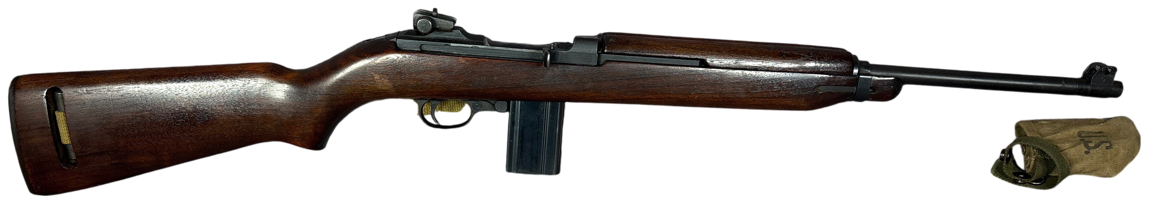 ** US M1 Carbine Semi-Automatic Rifle by IBM with Augusta Arsenal Rebuild Marks and Accessories