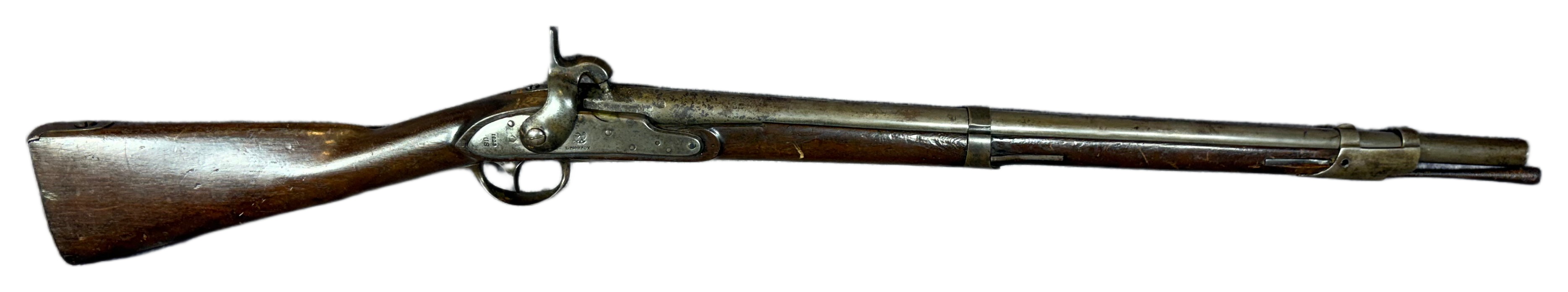 U.S. Model 1816 L. Pomeroy Percussion Conversion Muzzleloading Musket Dated 1820