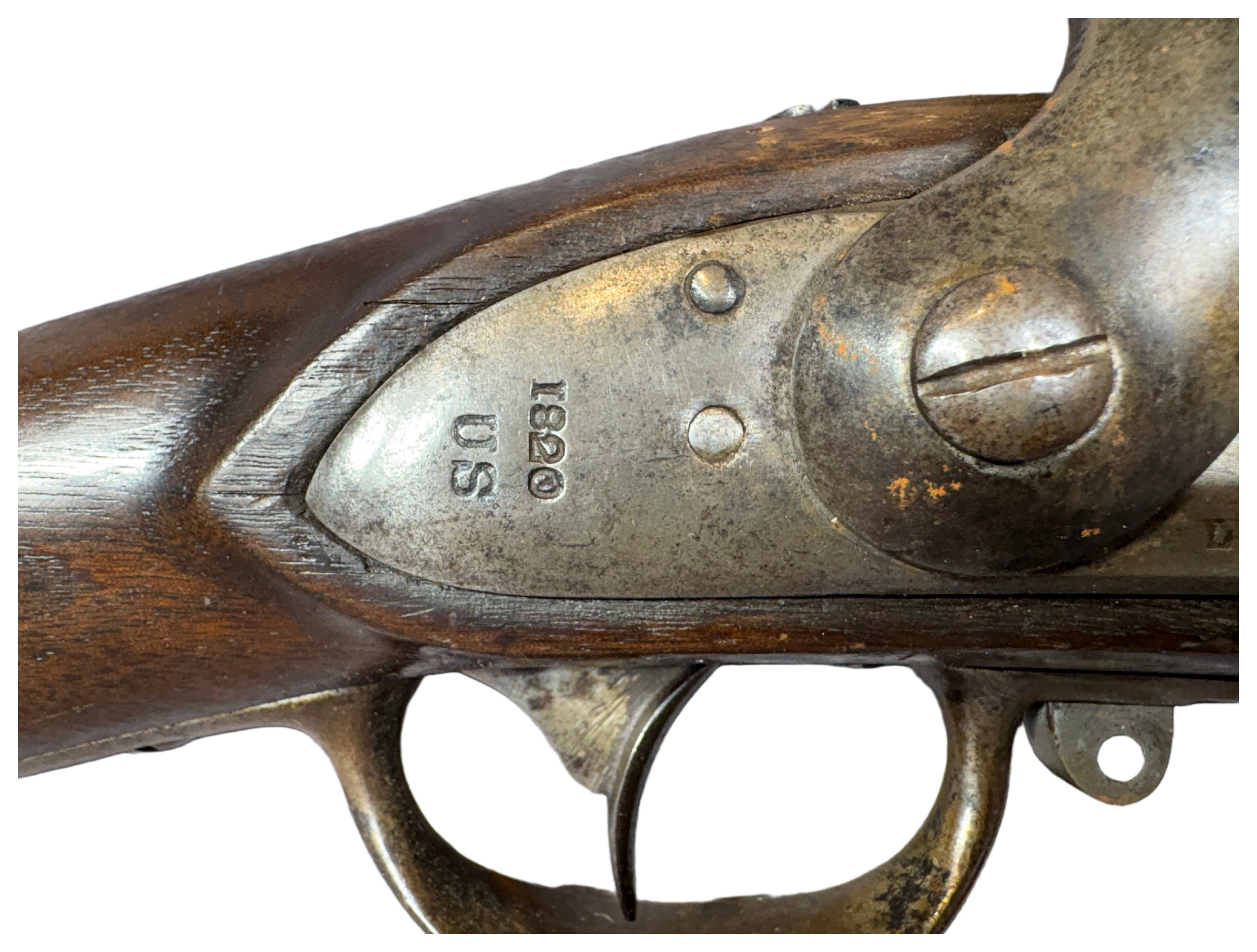 U.S. Model 1816 L. Pomeroy Percussion Conversion Muzzleloading Musket Dated 1820