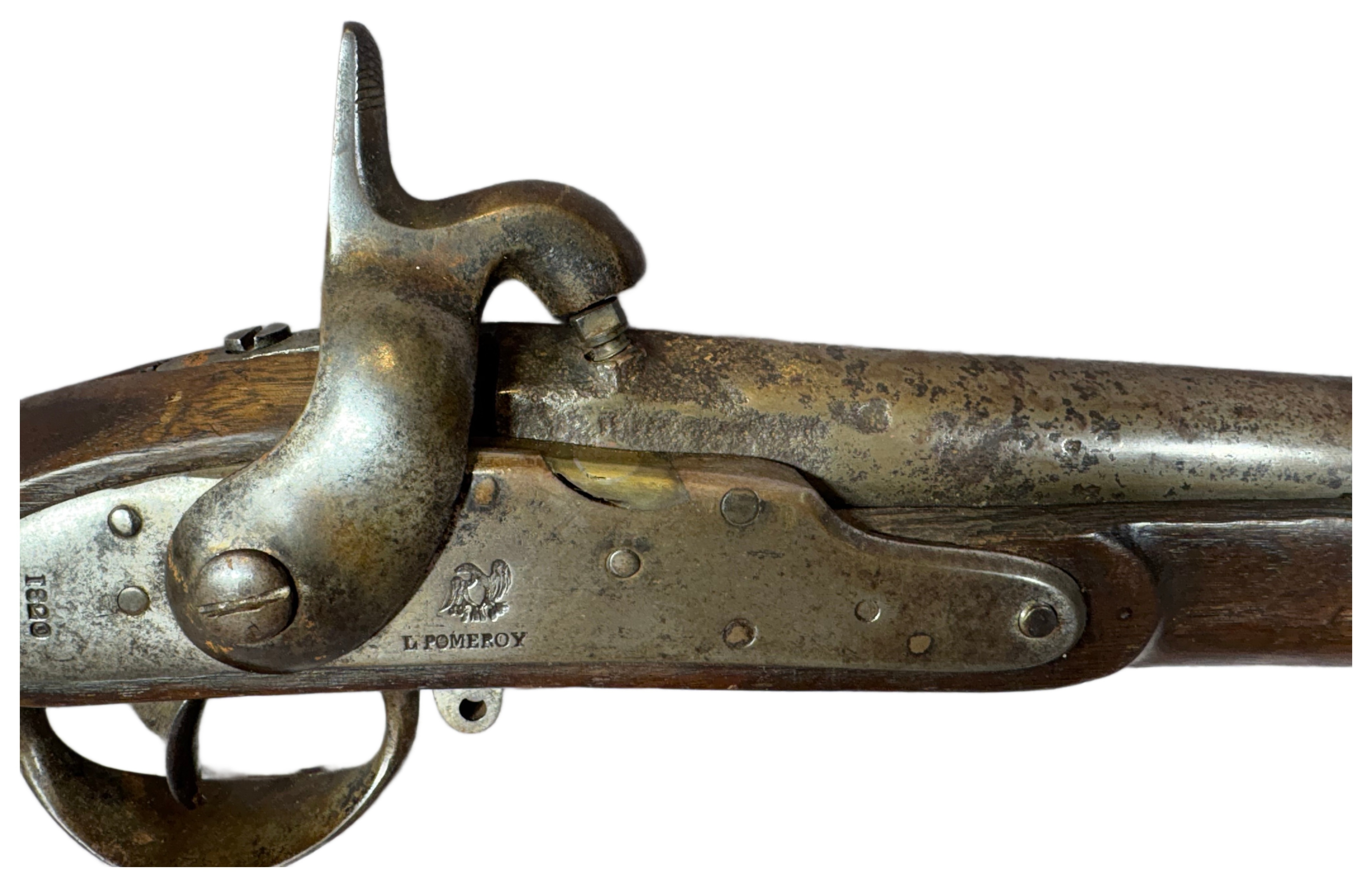 U.S. Model 1816 L. Pomeroy Percussion Conversion Muzzleloading Musket Dated 1820