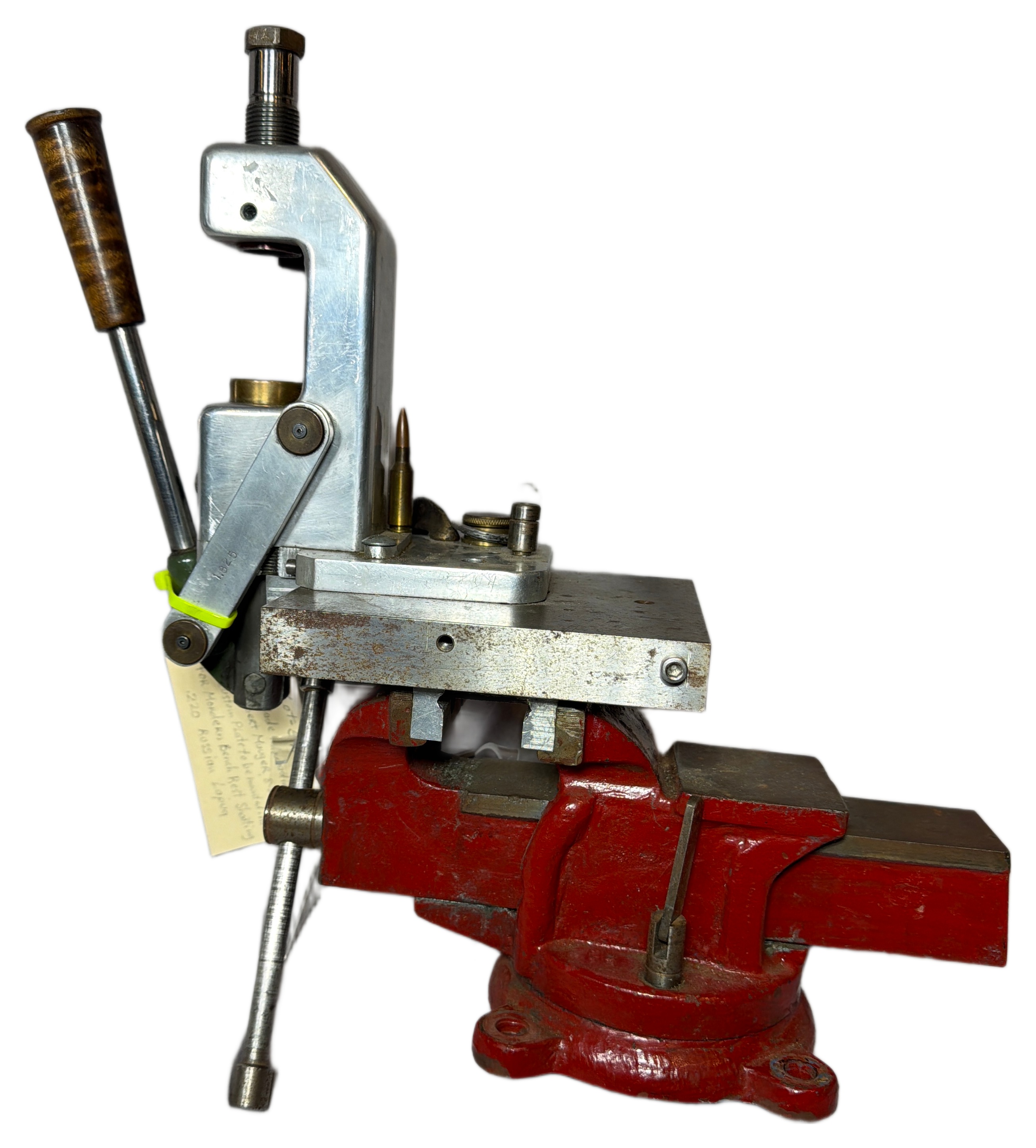 Custom Benchrest Reloading Press by Robert D. Mauger, 1996