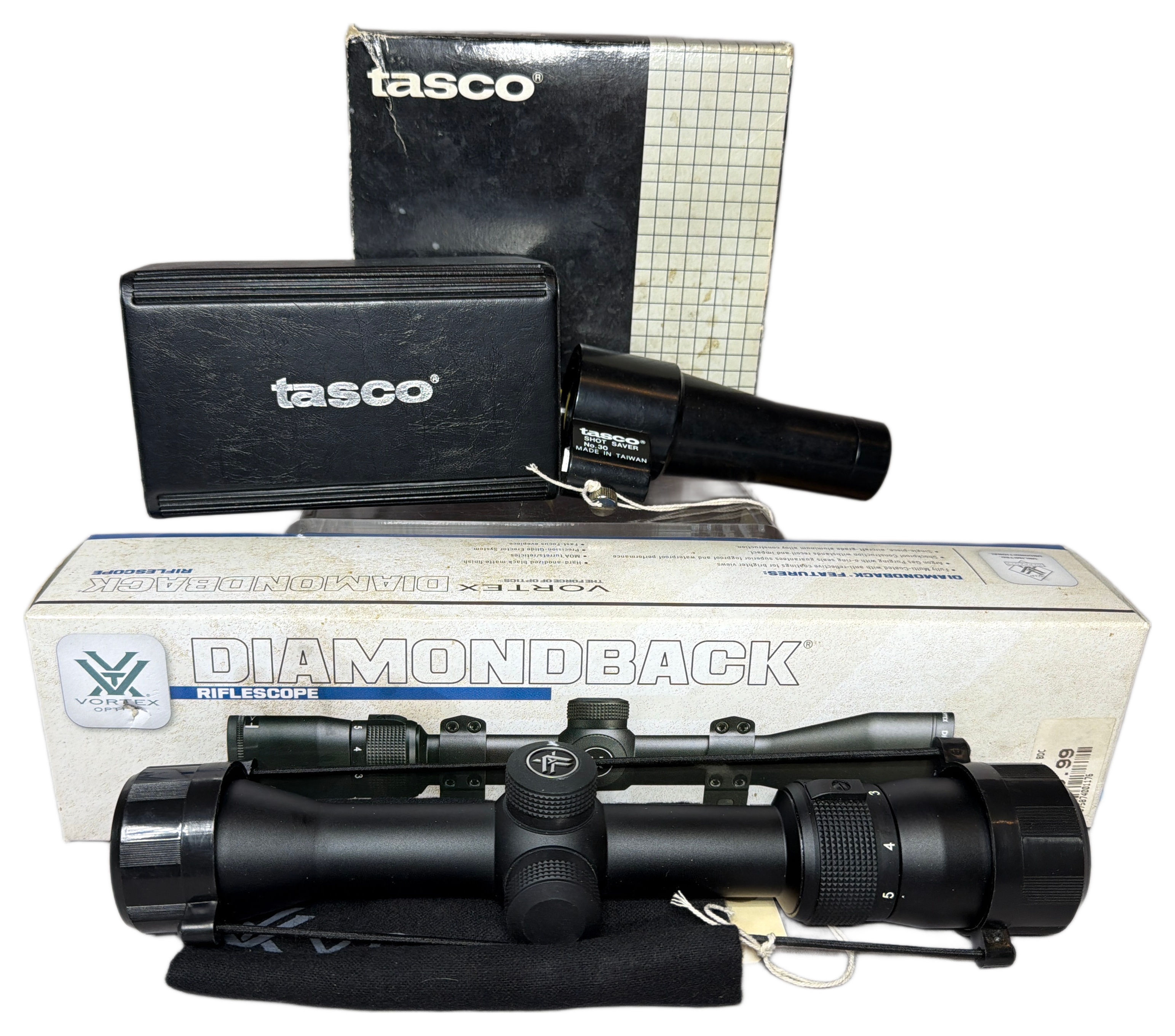 Vortex Diamondback 1.75-5x32 Riflescope and Tasco Shot Saver Bore Sighter Kit