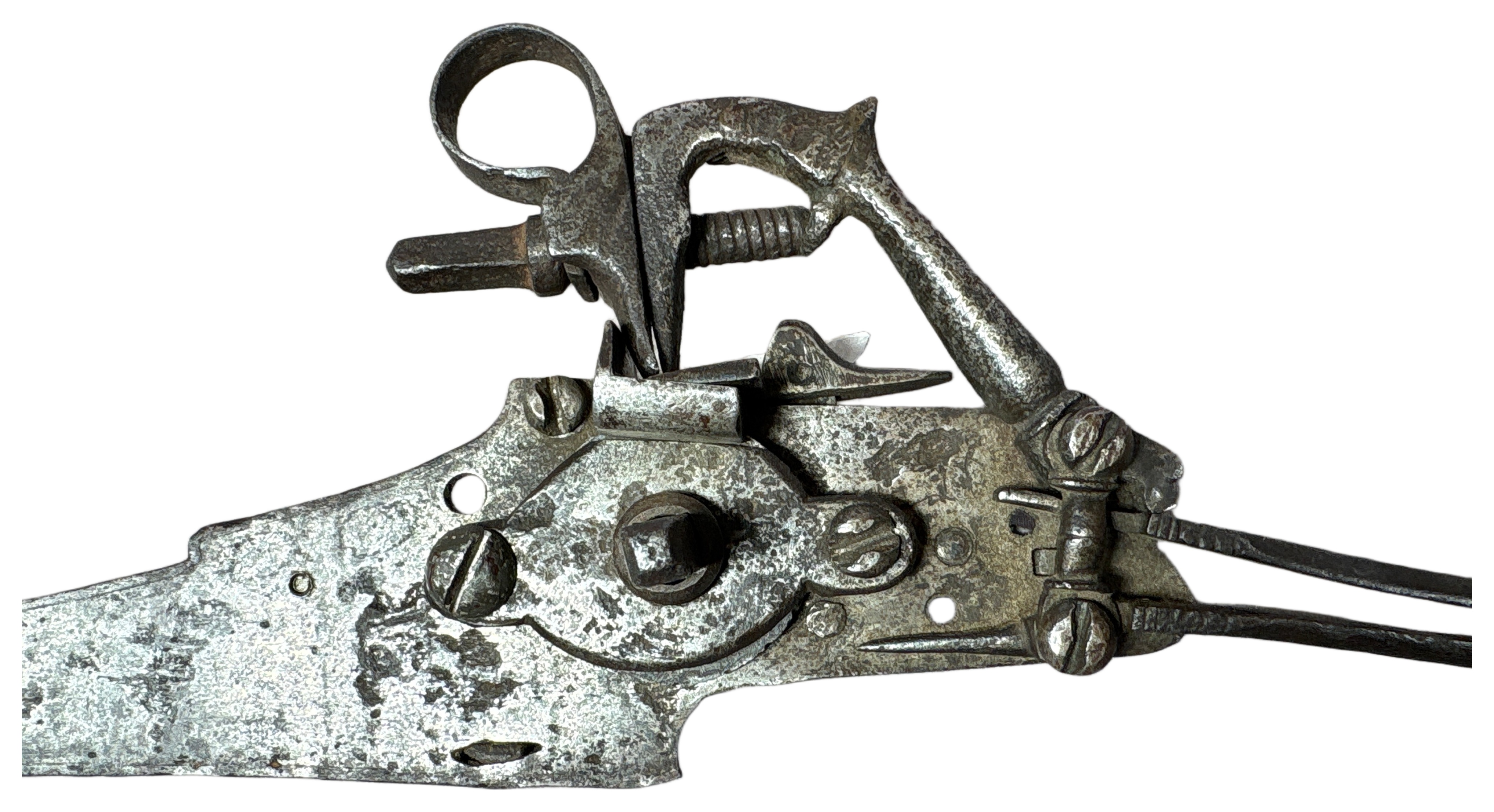 Antique Wheellock Gun Lock, Probably German or Austrian, Circa 1600–1650