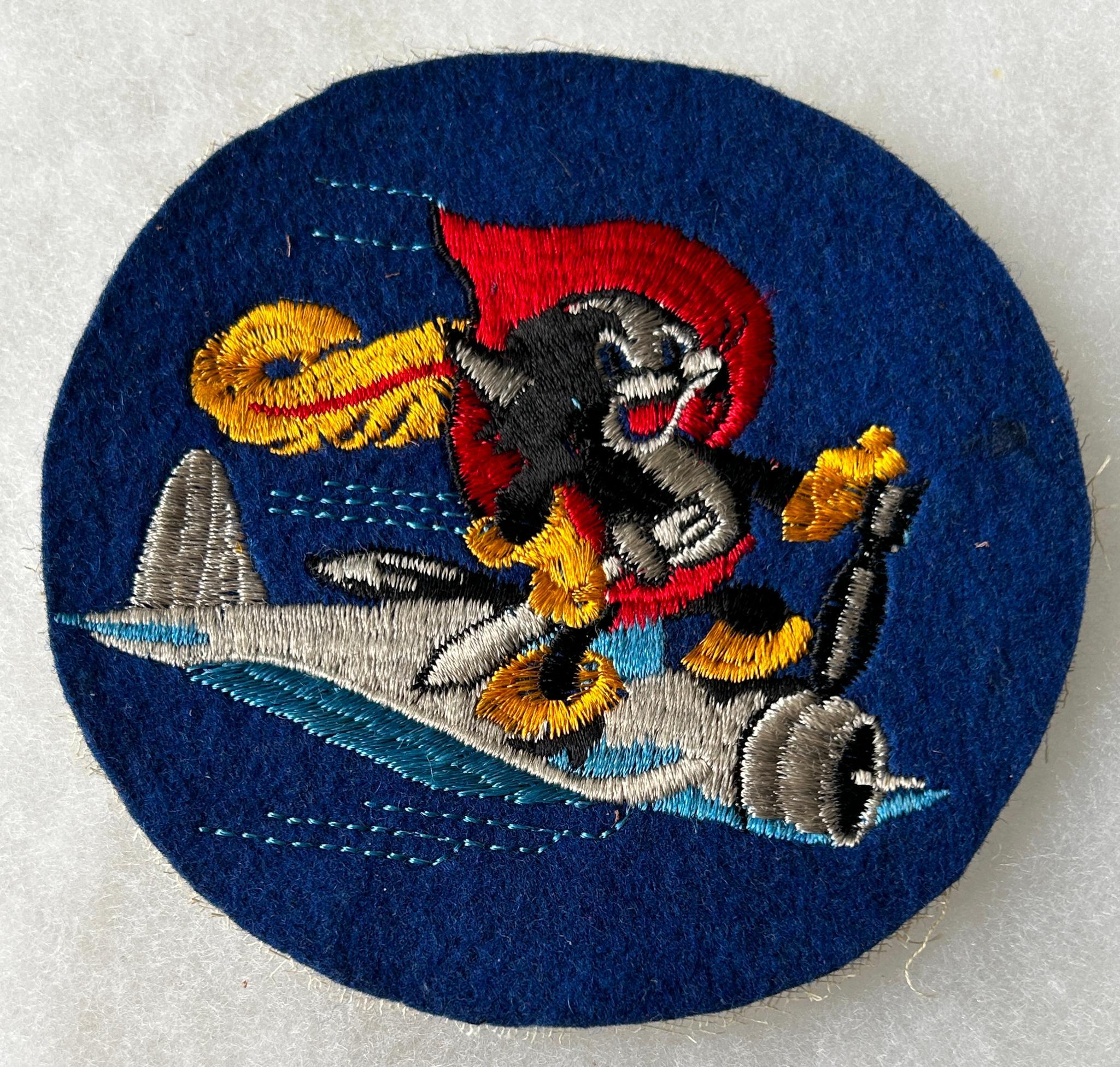 WWII U.S. Navy VBF-74 Bombing Fighter Squadron Patch
