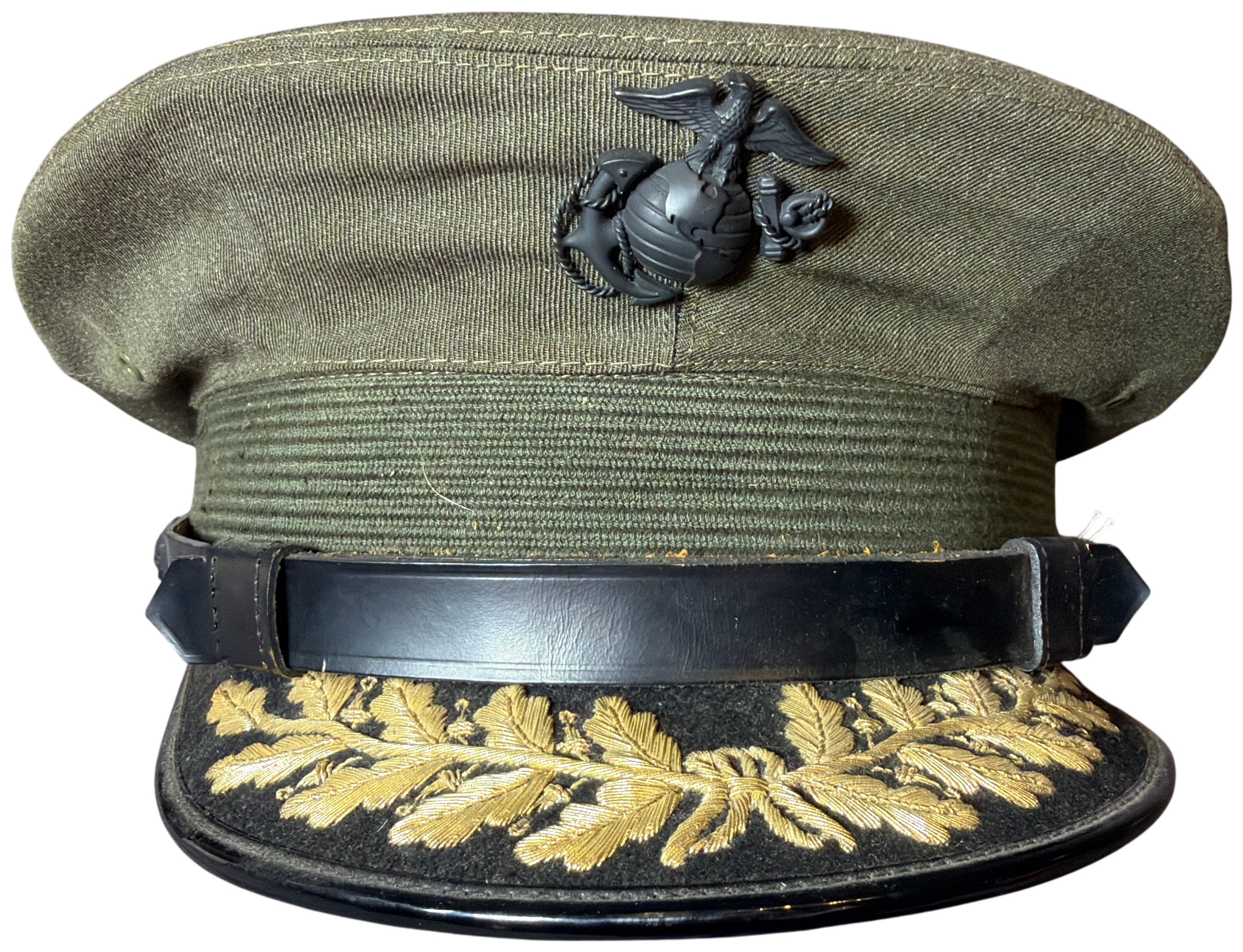USMC Kingform Cap De Luxe General Officer Service Visor Cap