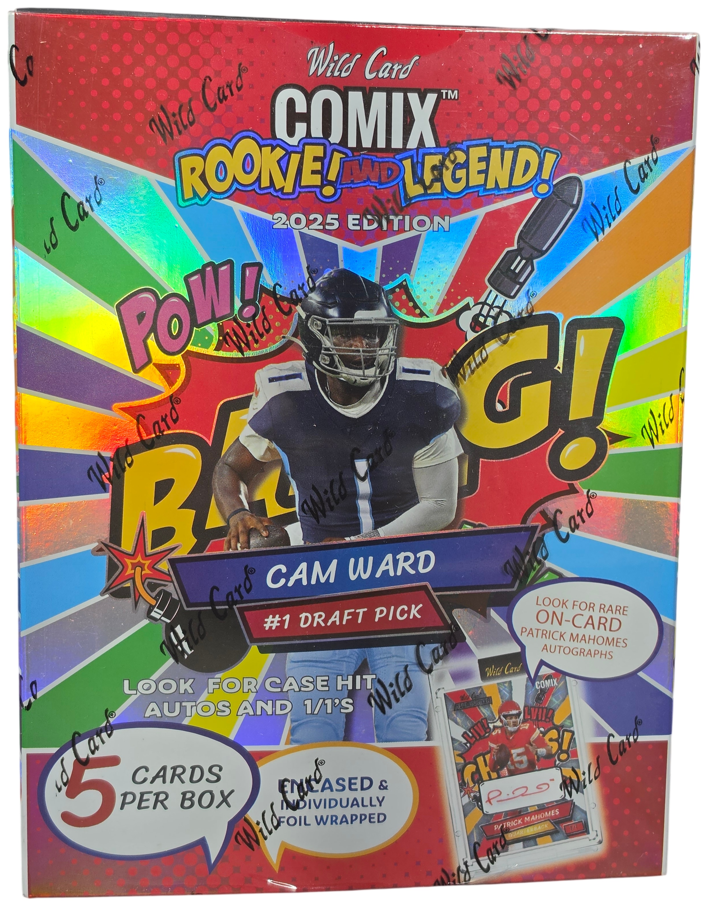 2025 Wild Card Comix Rookie & Legend Football Sealed Hobby Box