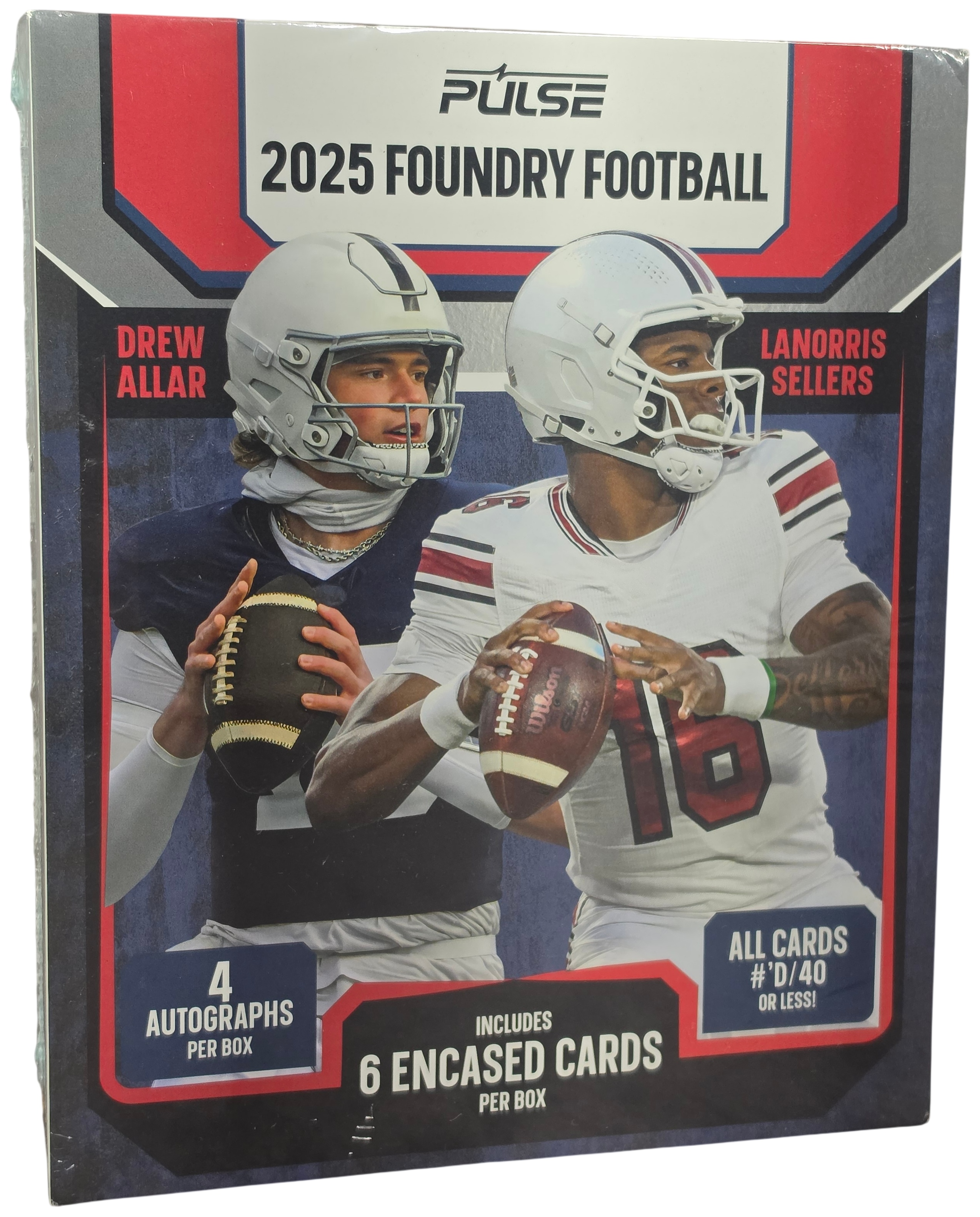 2025 Foundry Football Sealed Hobby Box 4 Encased Autographs