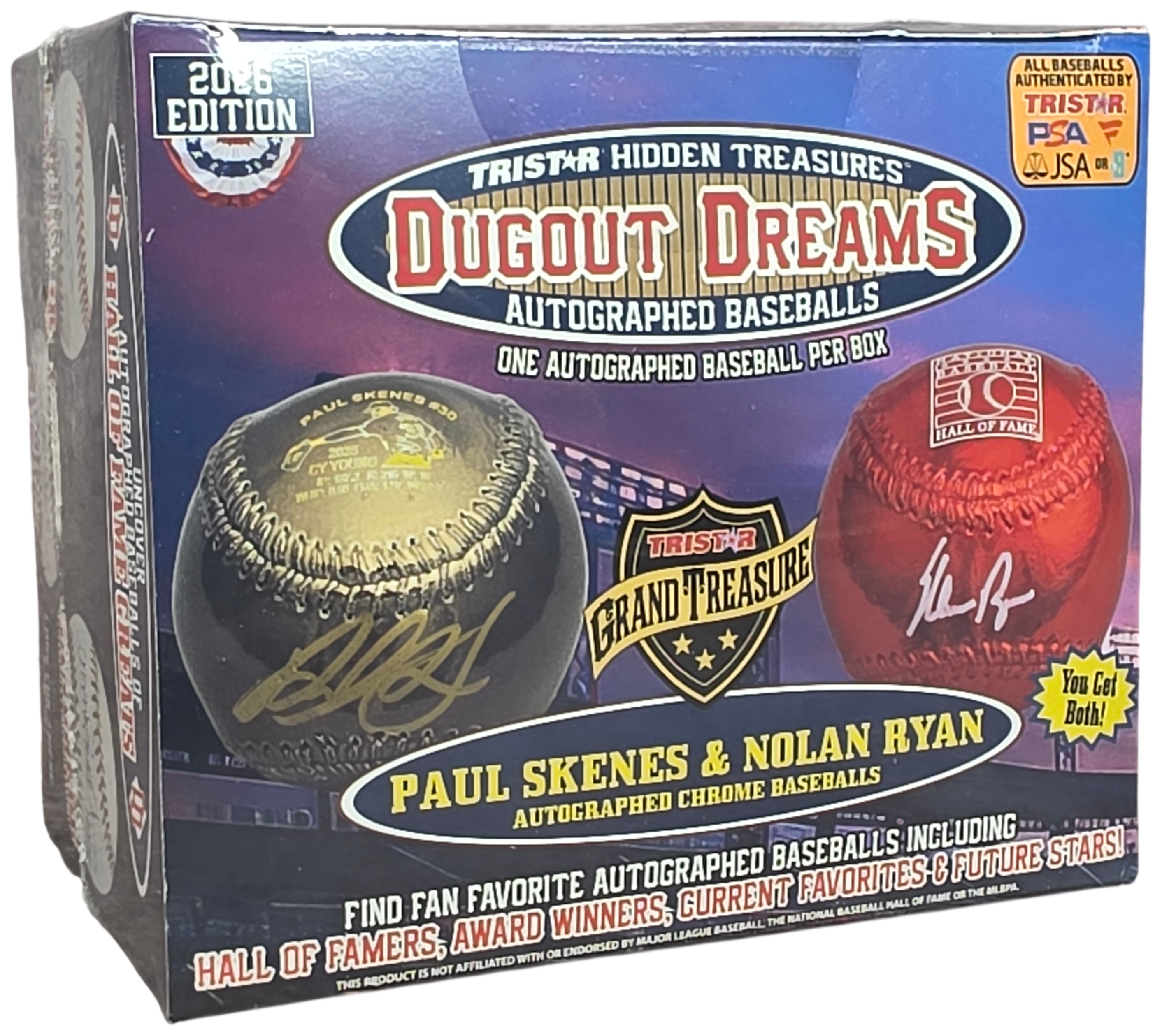2026 TRISTAR Hidden Treasures Dugout Dreams Sealed Autographed Baseball Box