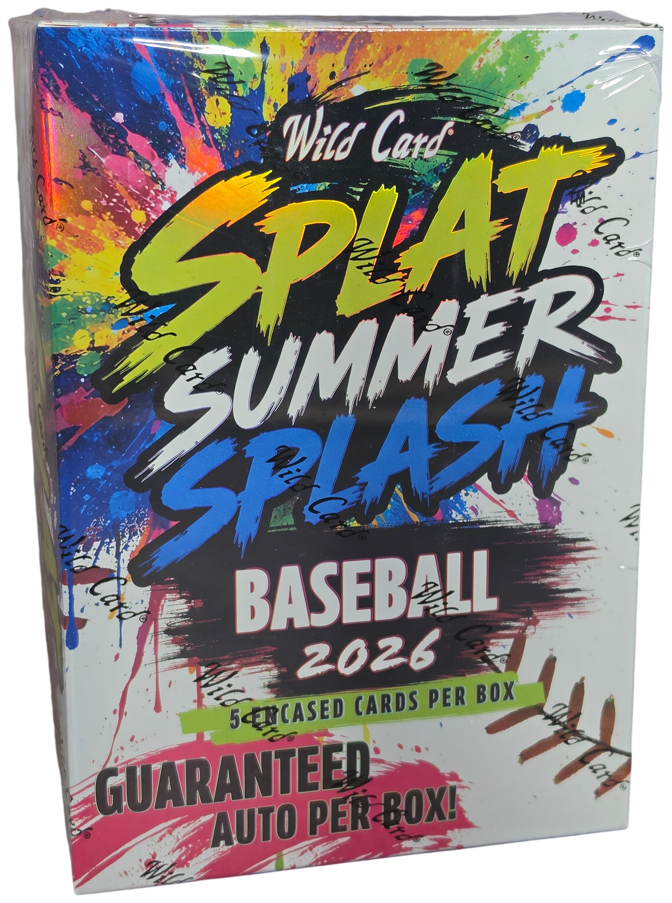 2026 Wild Card Baseball Summer Splat Sealed Hobby Box with 1 Autograph