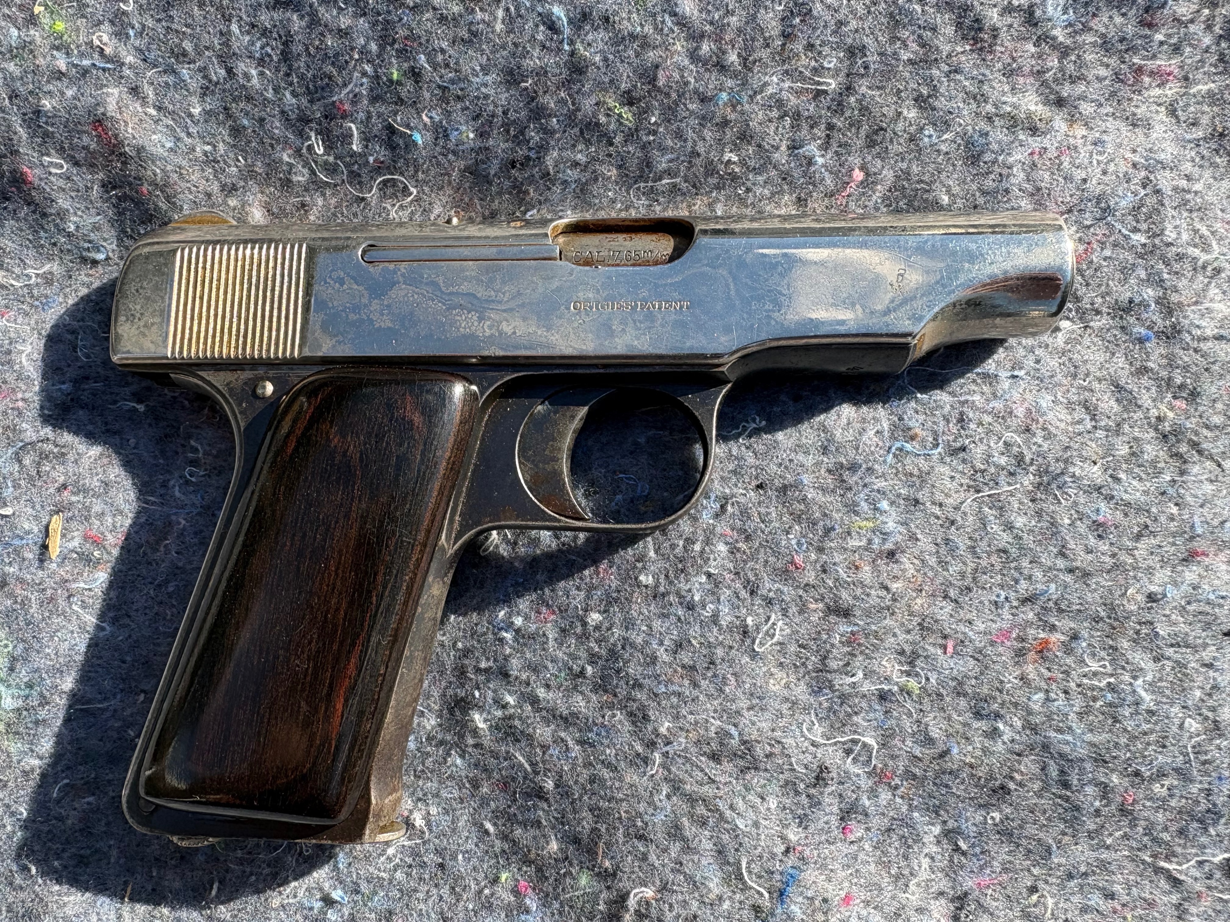 Deutsche Werke Ortgies Patent Semi-Automatic Pistol 7.65mm with 3.5 Inch Barrel