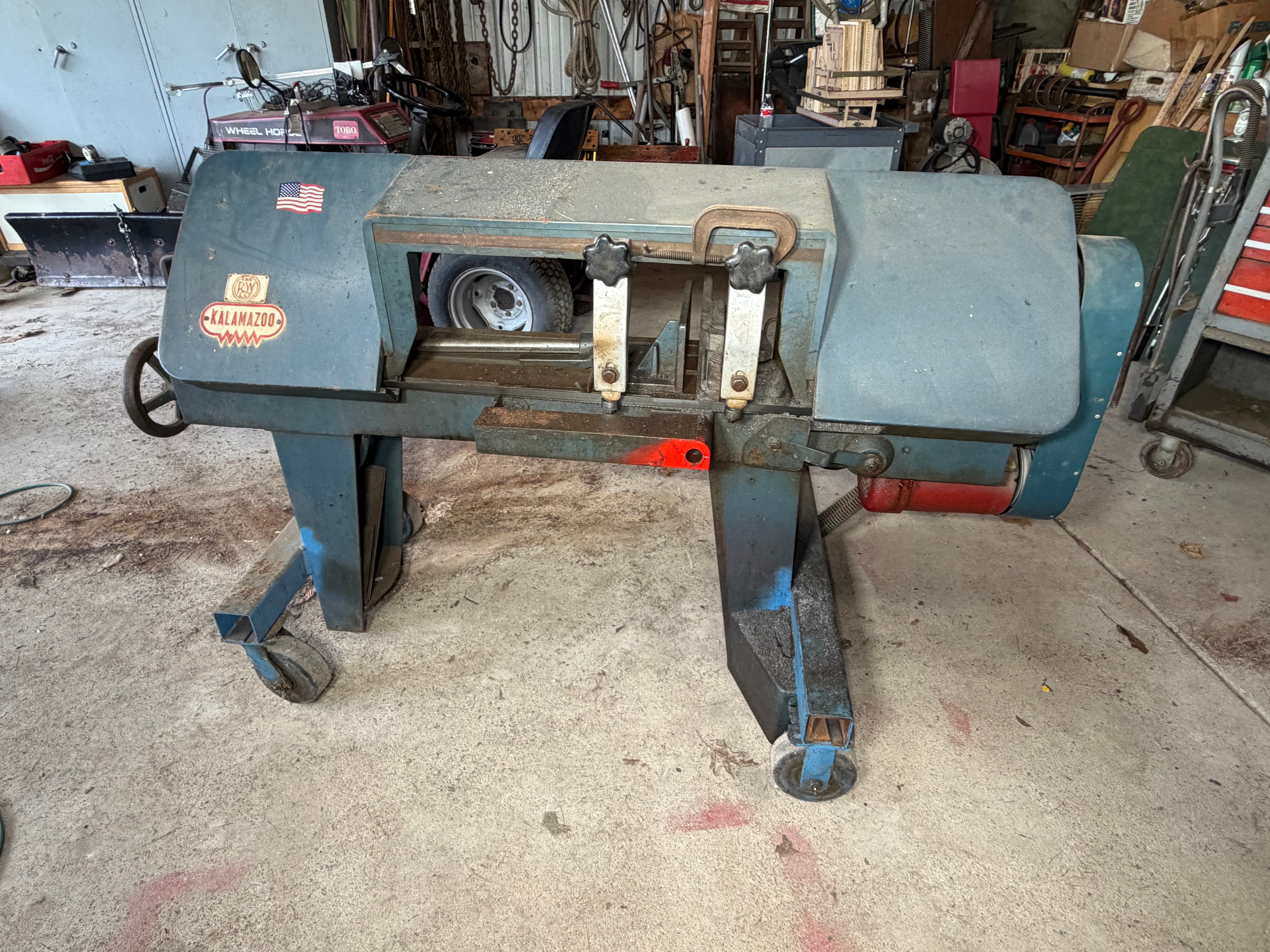 Kalamazoo Model 9A-D Horizontal Metal Cutting Band Saw